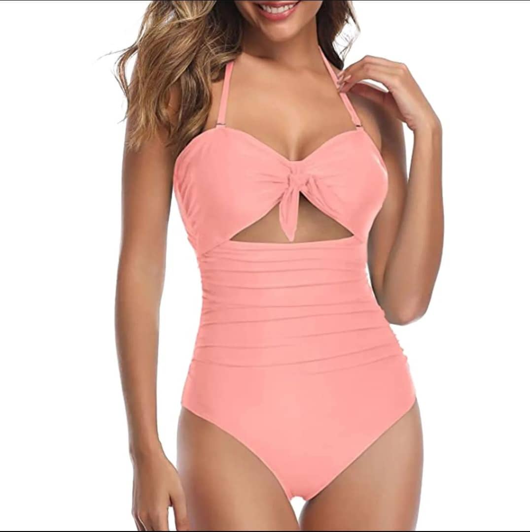 Alamode By Akanksha Hana One Pc Swimsuit – Orange