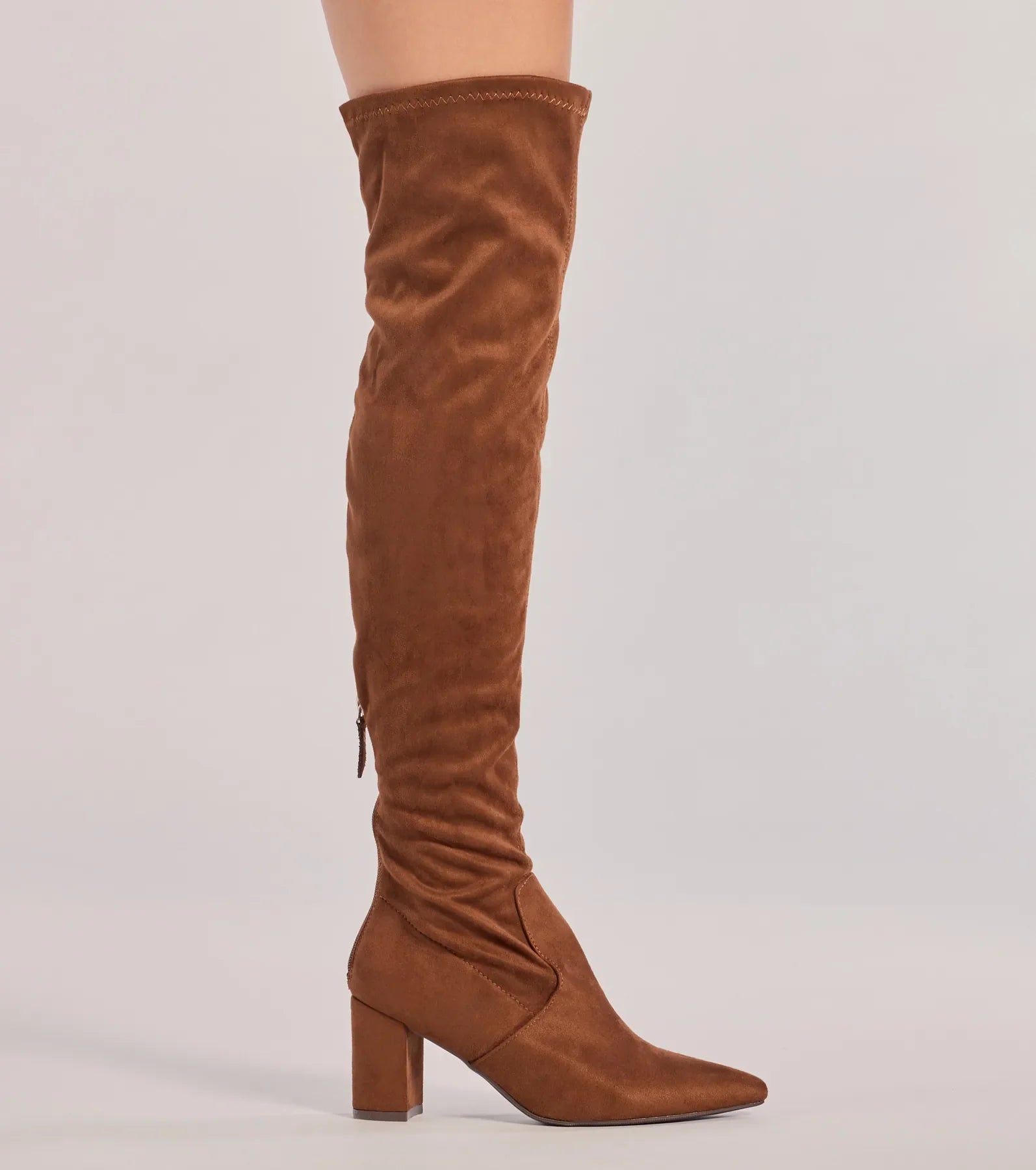 Windsor Feelin' Fab Faux Suede Over-The-Knee Boots - view 7