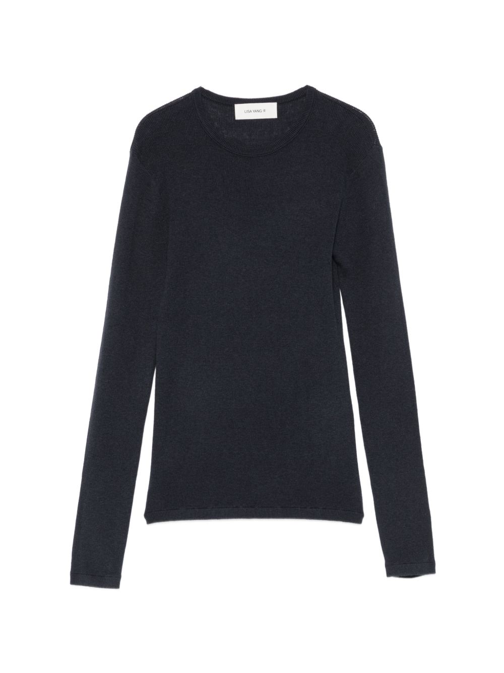 LISA YANG T-shirts and Polos NAVY – Cotton 70% Cashmere 30%