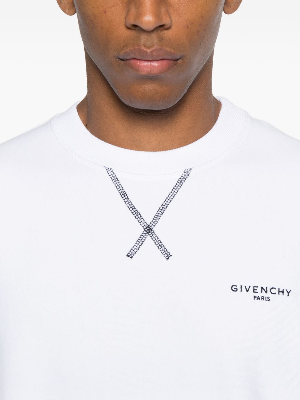 Givenchy Logo cotton hoodie – 100% Cotton - view 4