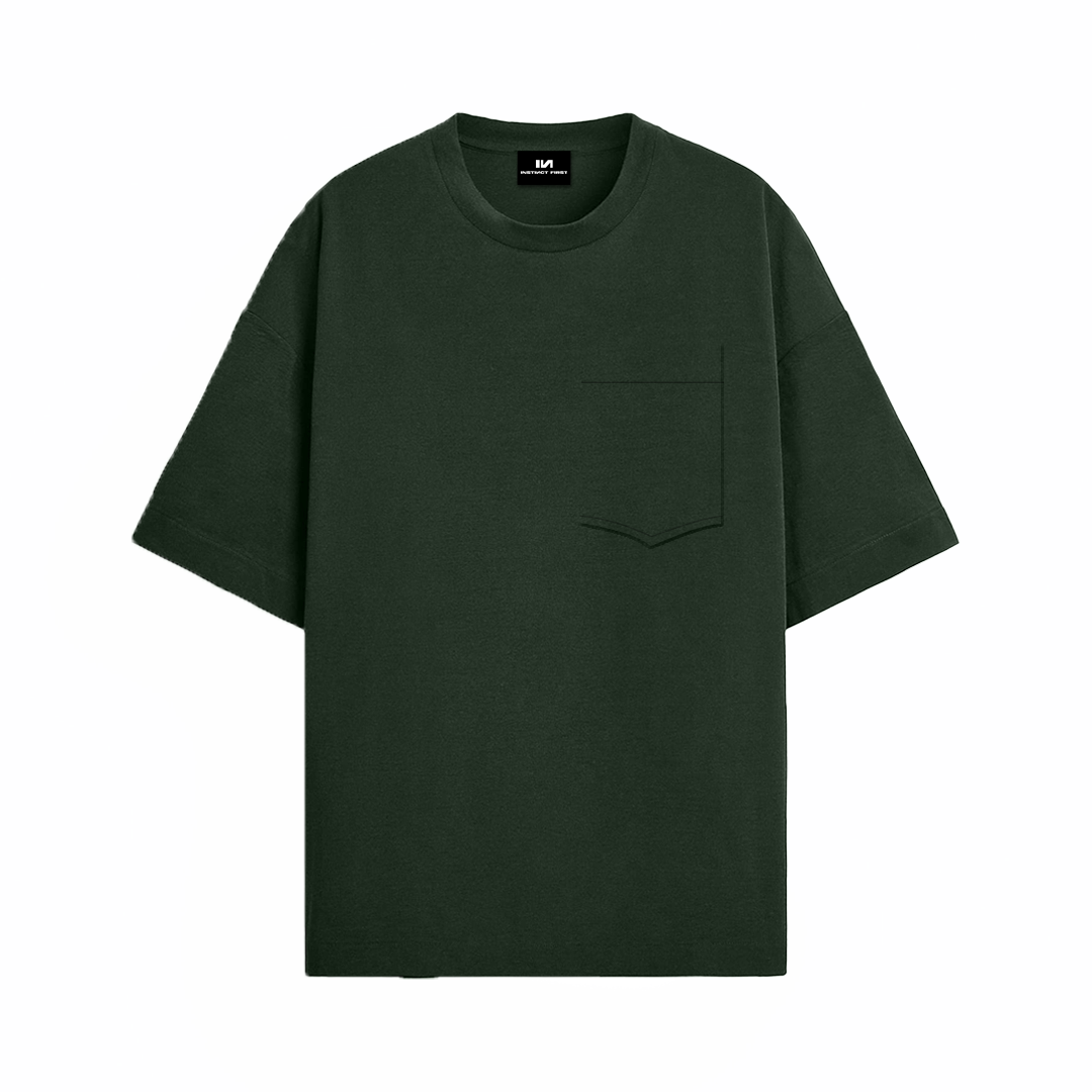 Instinct First Oversized T-Shirt - Safari Kombu