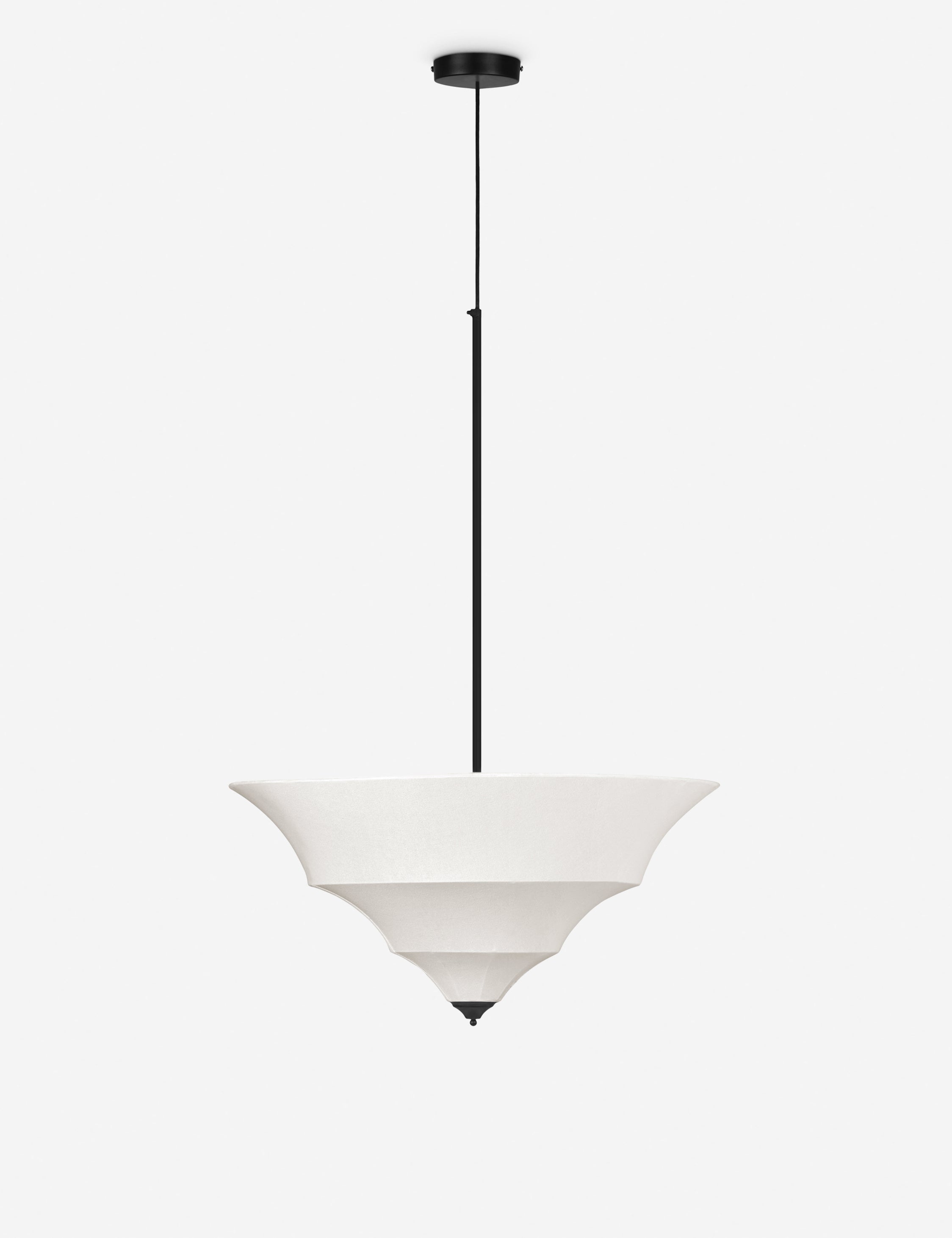 Lulu and Georgia Zola Pendant Light – White - view 2
