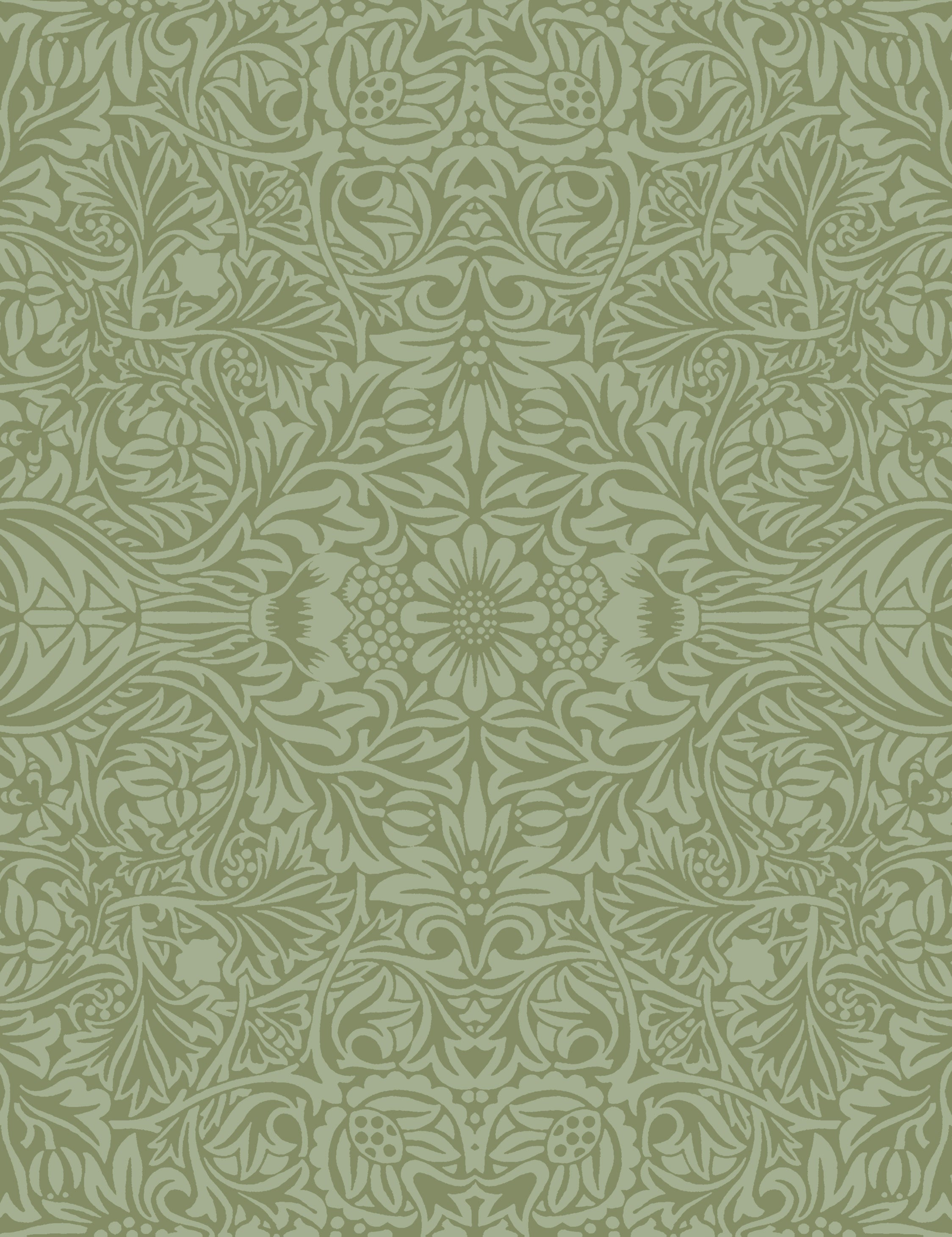 Lulu and Georgia Ceiling Wallpaper by Morris & Co. - view 10