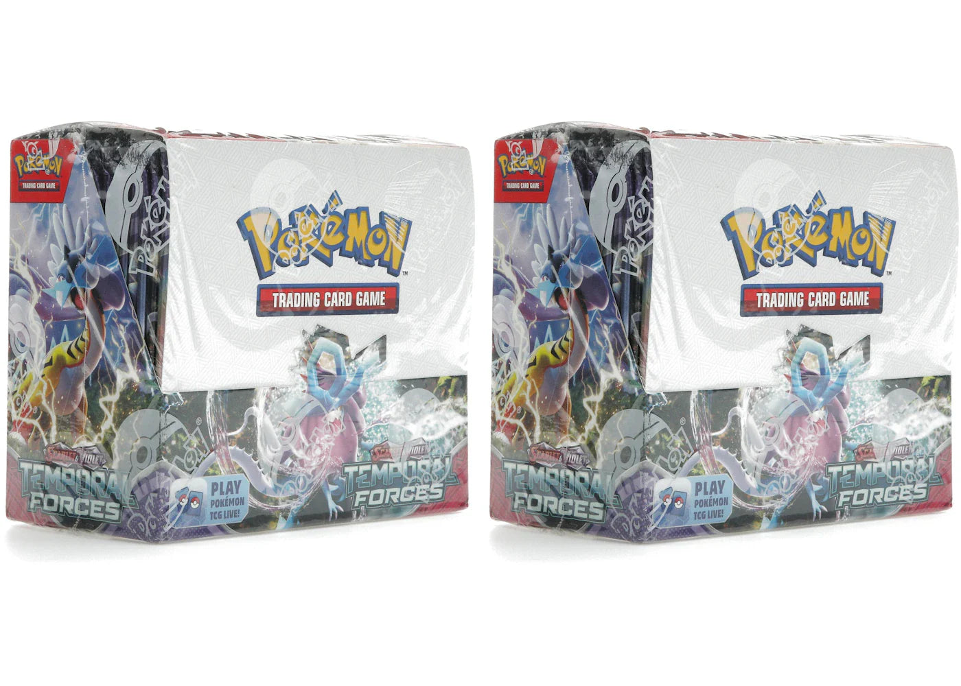 Scarlet violet temporal – 2024 Pokémon Scarlet & Violet Temporal Forces Booster Box 2x Lot