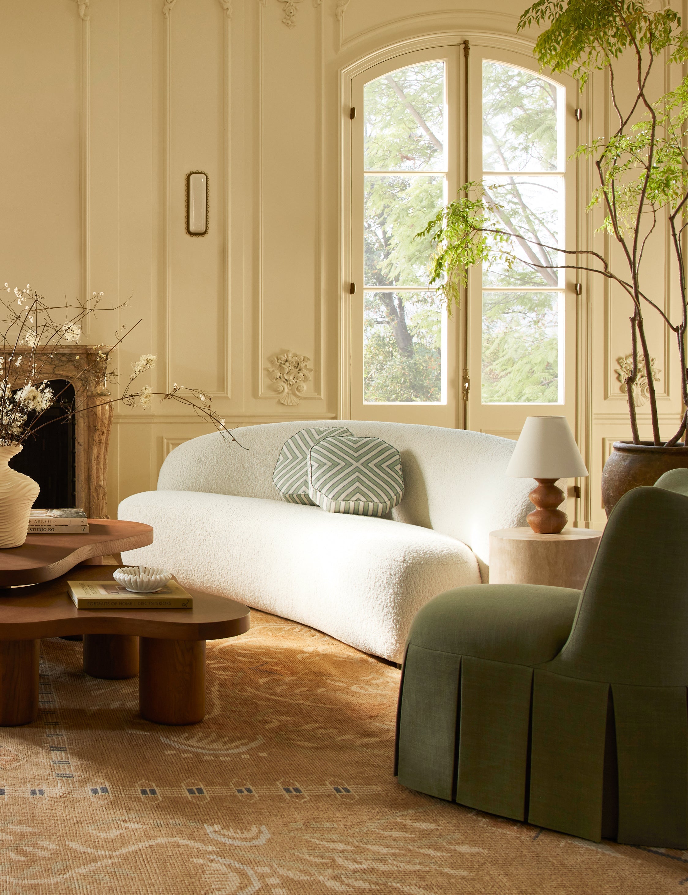 Lulu and Georgia Indrik Linen Box Pillow - view 6