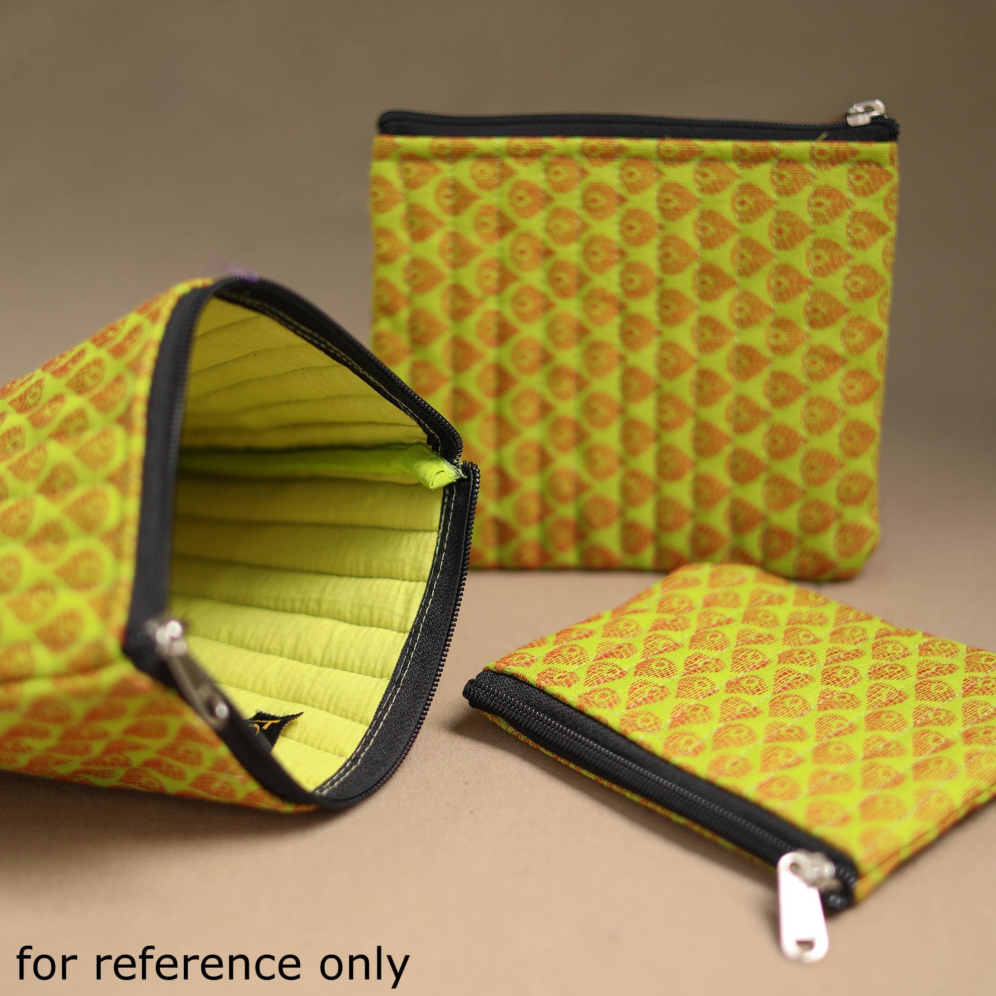 NOORI BAZAR Black - Handmade Cotton Utility Pouch Set 06 - view 5