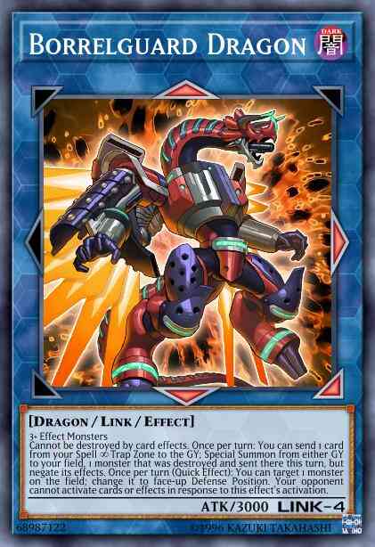 Yu-Gi-Oh! Borrelguard Dragon - BLRR-EN044 - Secret Rare - 1st Edition
