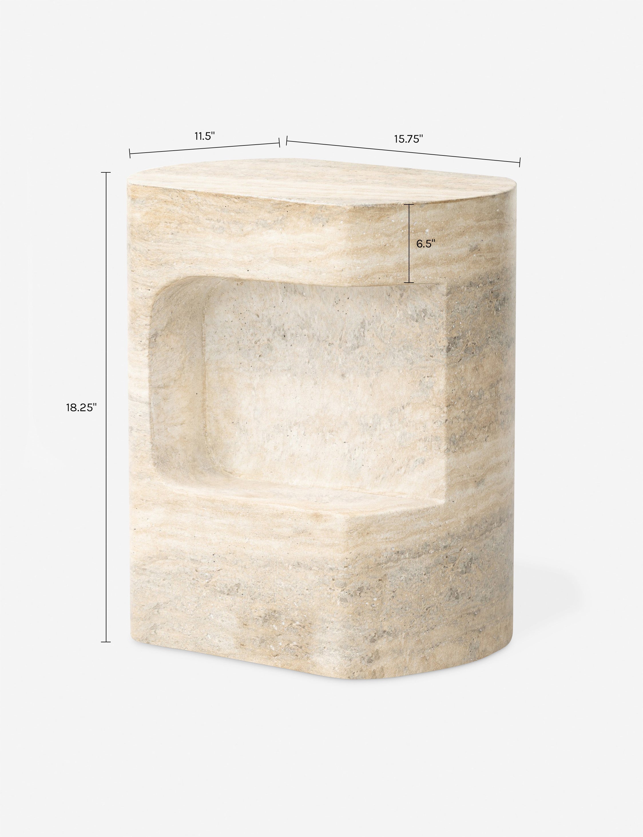 Lulu and Georgia Kandinsky Side Table – Cream - view 10
