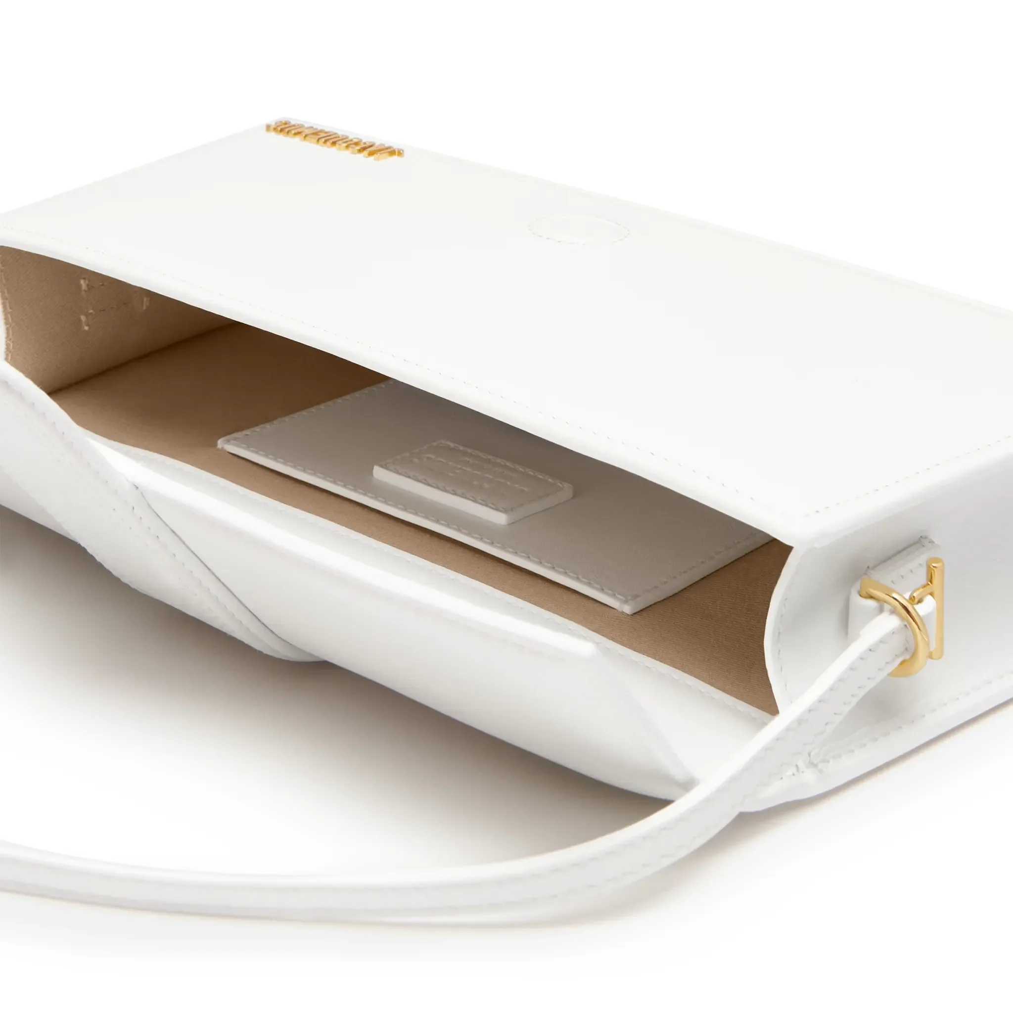 Jacquemus Le Bambino Long Flap White Shoulder Bag - view 5