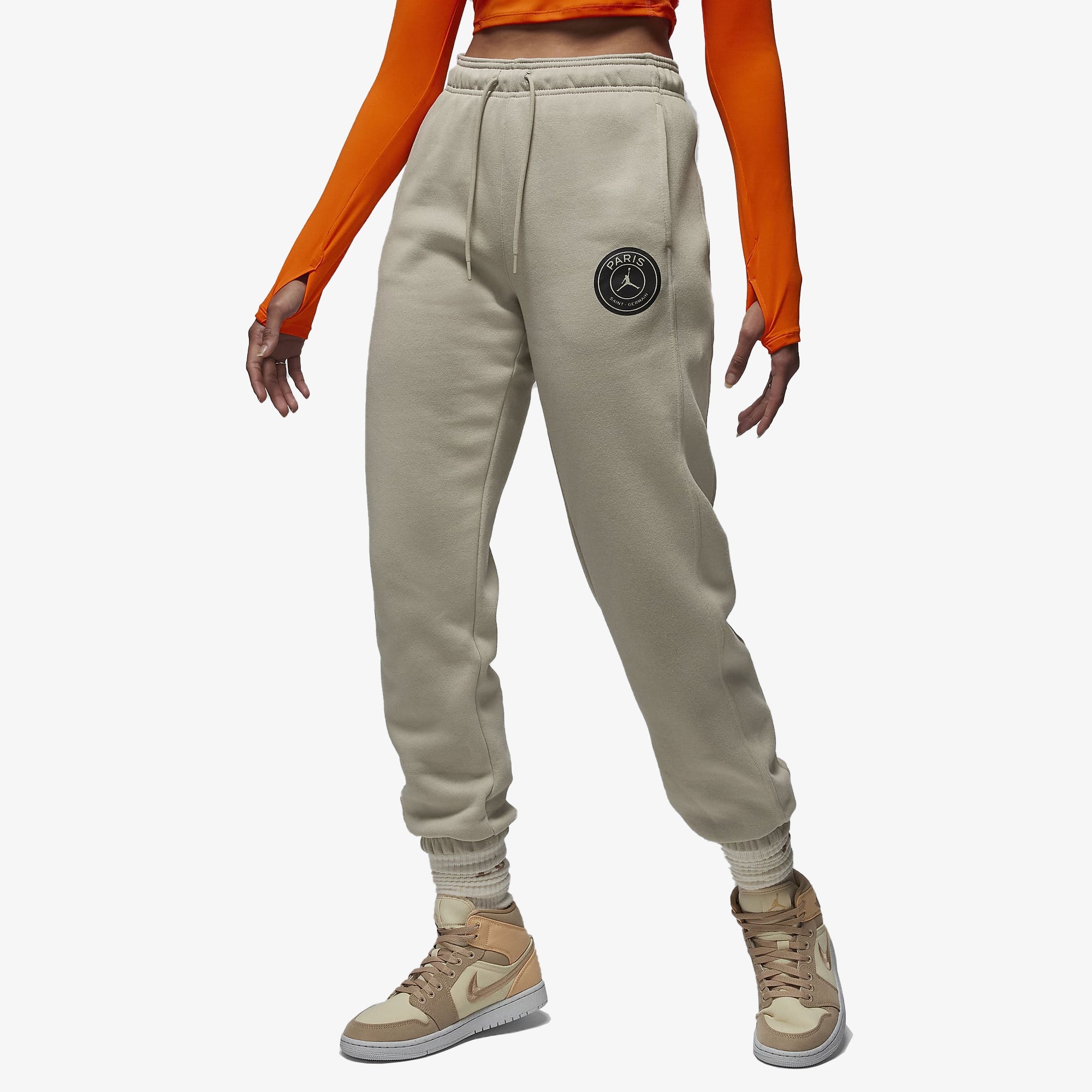 Jordan | PARIS SAINT-GERMAIN { STONE/MAGMA ORANGE - view 4