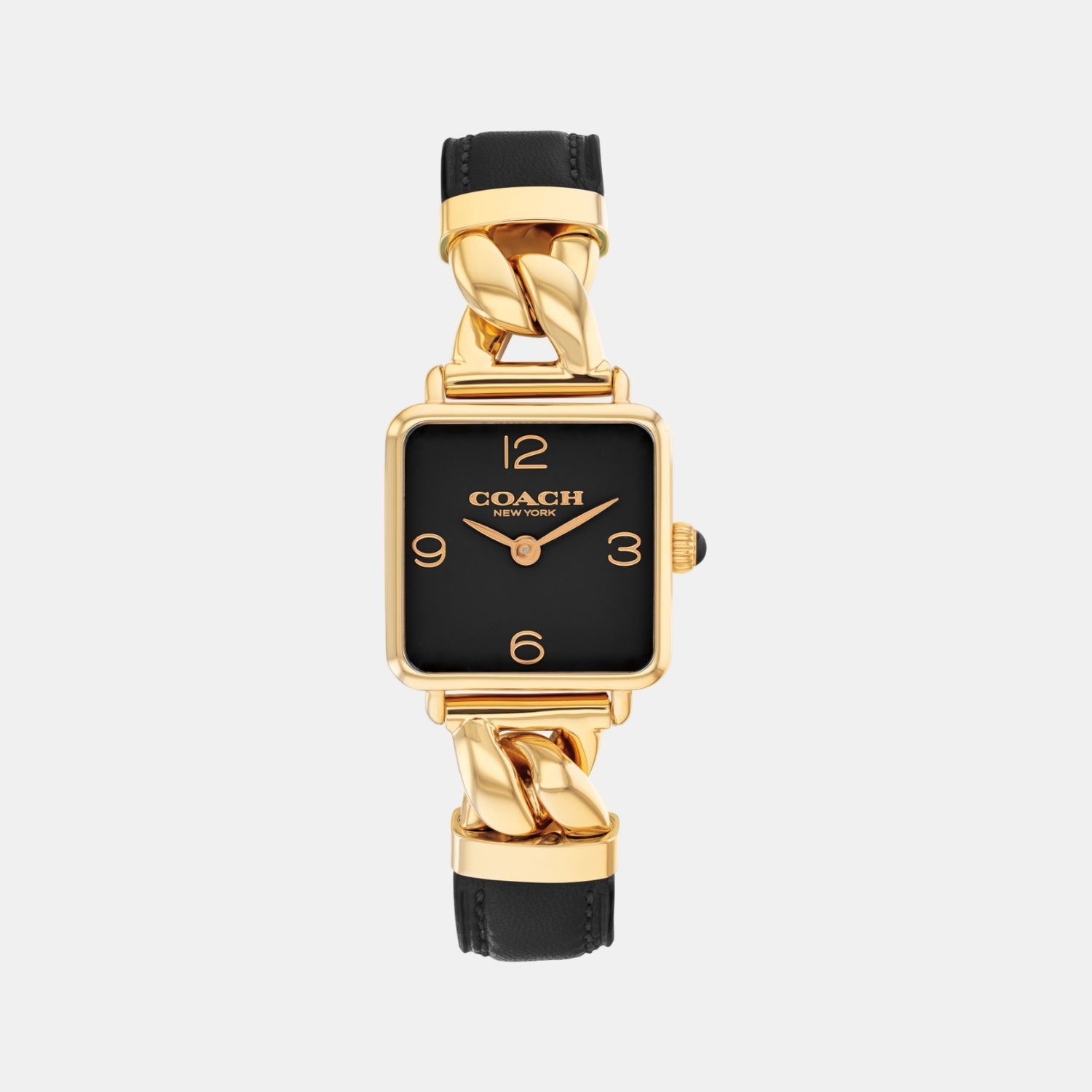 Coach Cass Women Quartz Black Dial Analog Calf Watch 14504356