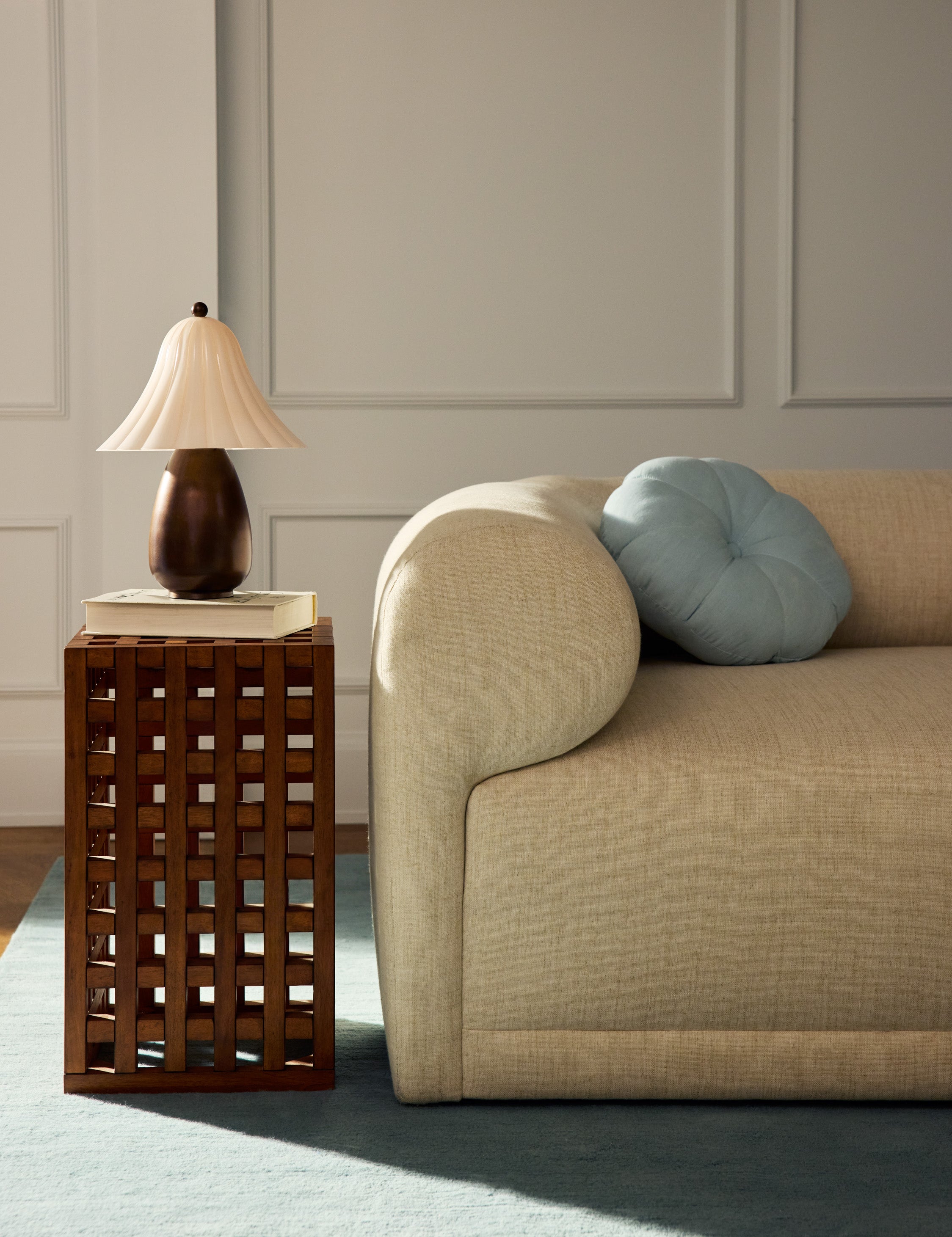 Lulu and Georgia Gladstone Table Lamp – Aged Brass - view 2