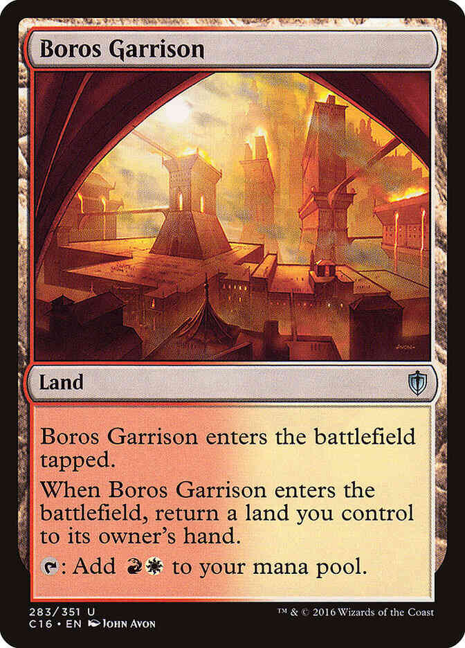 Boros garrison 283 – Magic Boros Garrison [283] [Commander 2016] [Non-Foil]