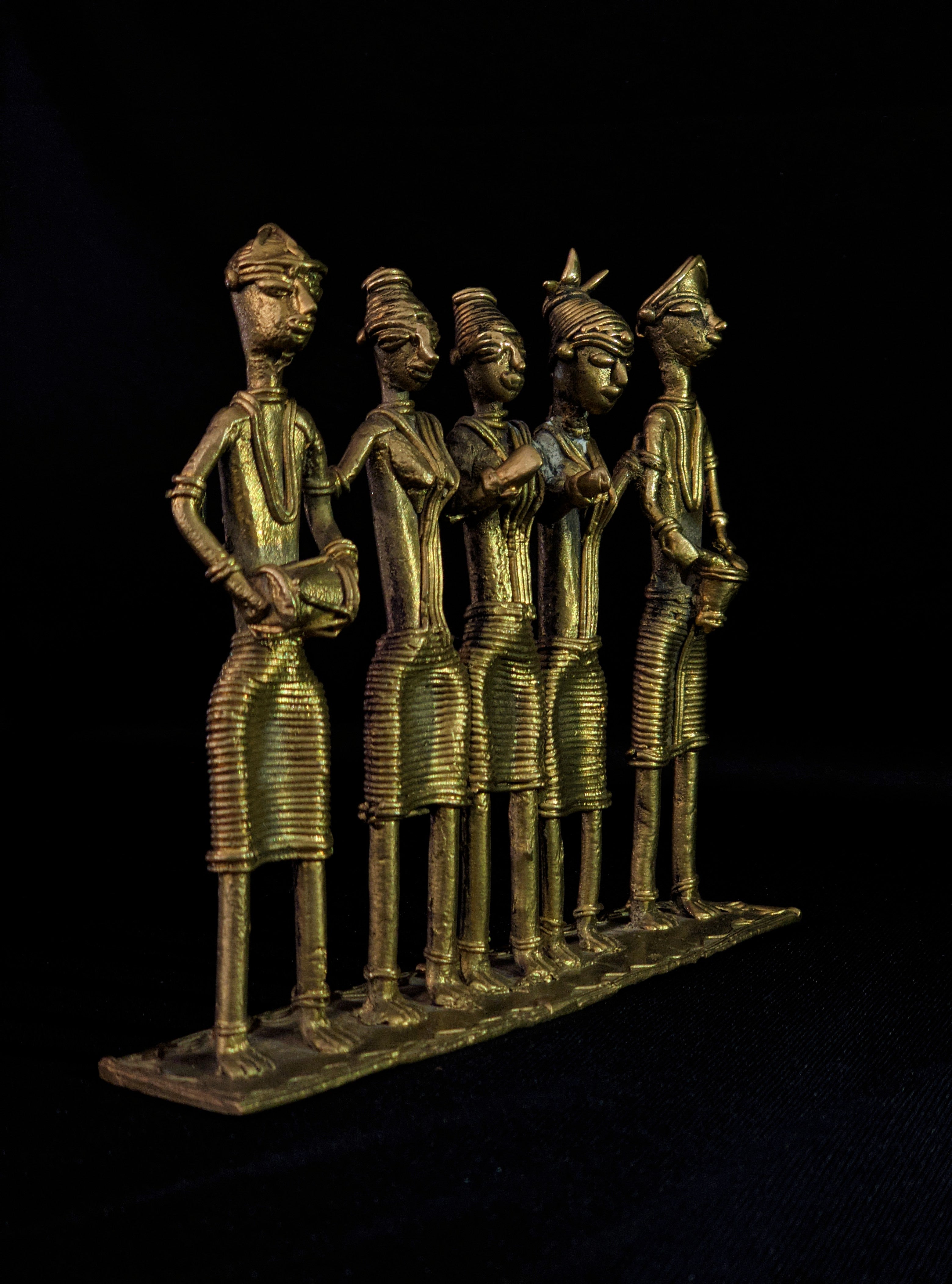 IndianVillèz Dhokra Art Tribal Group Dance (5 in 1) - view 2