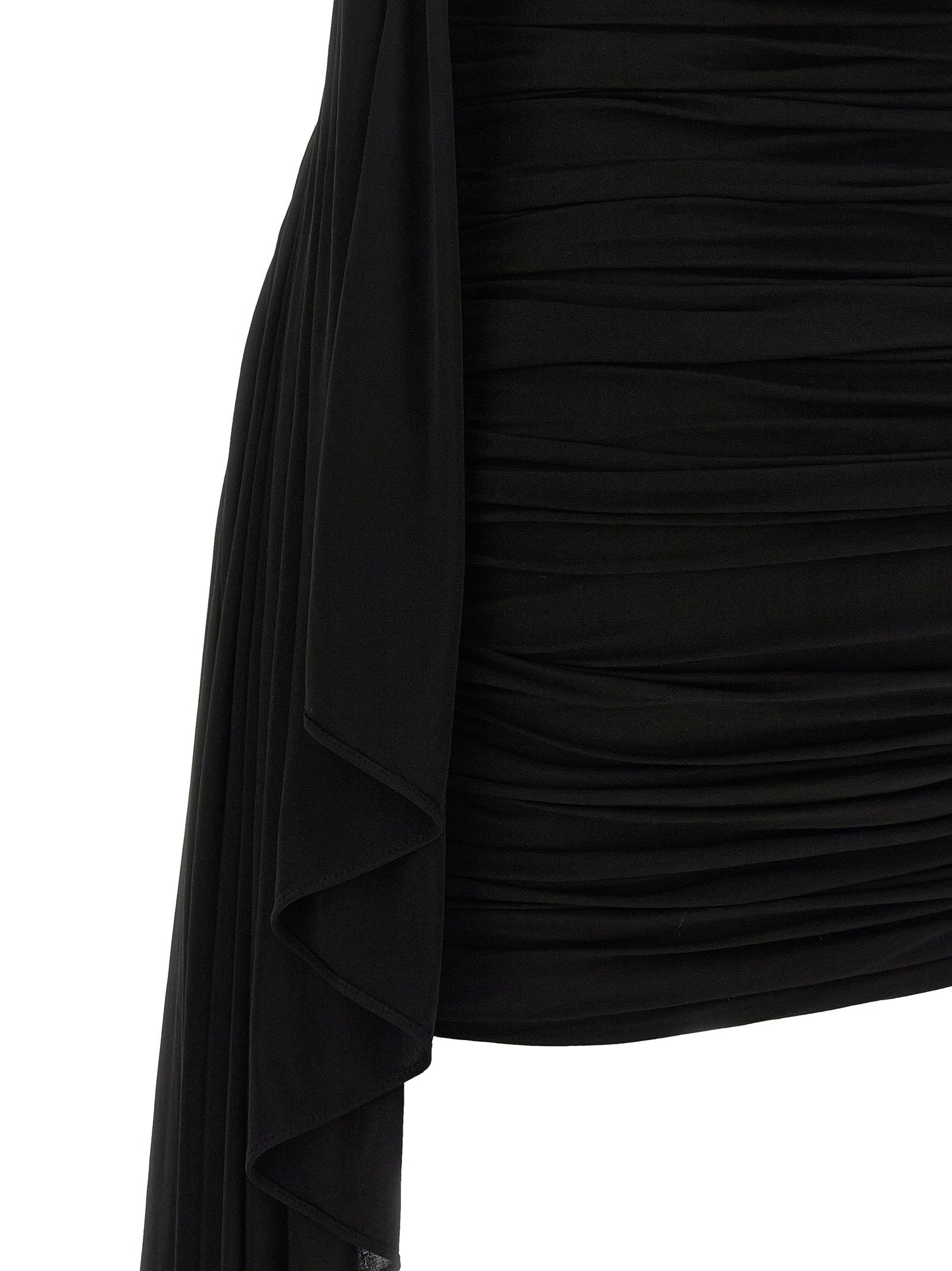Alexander Wang Asymmetrical Draped Dress – 97% cupro 3% elastane - view 4