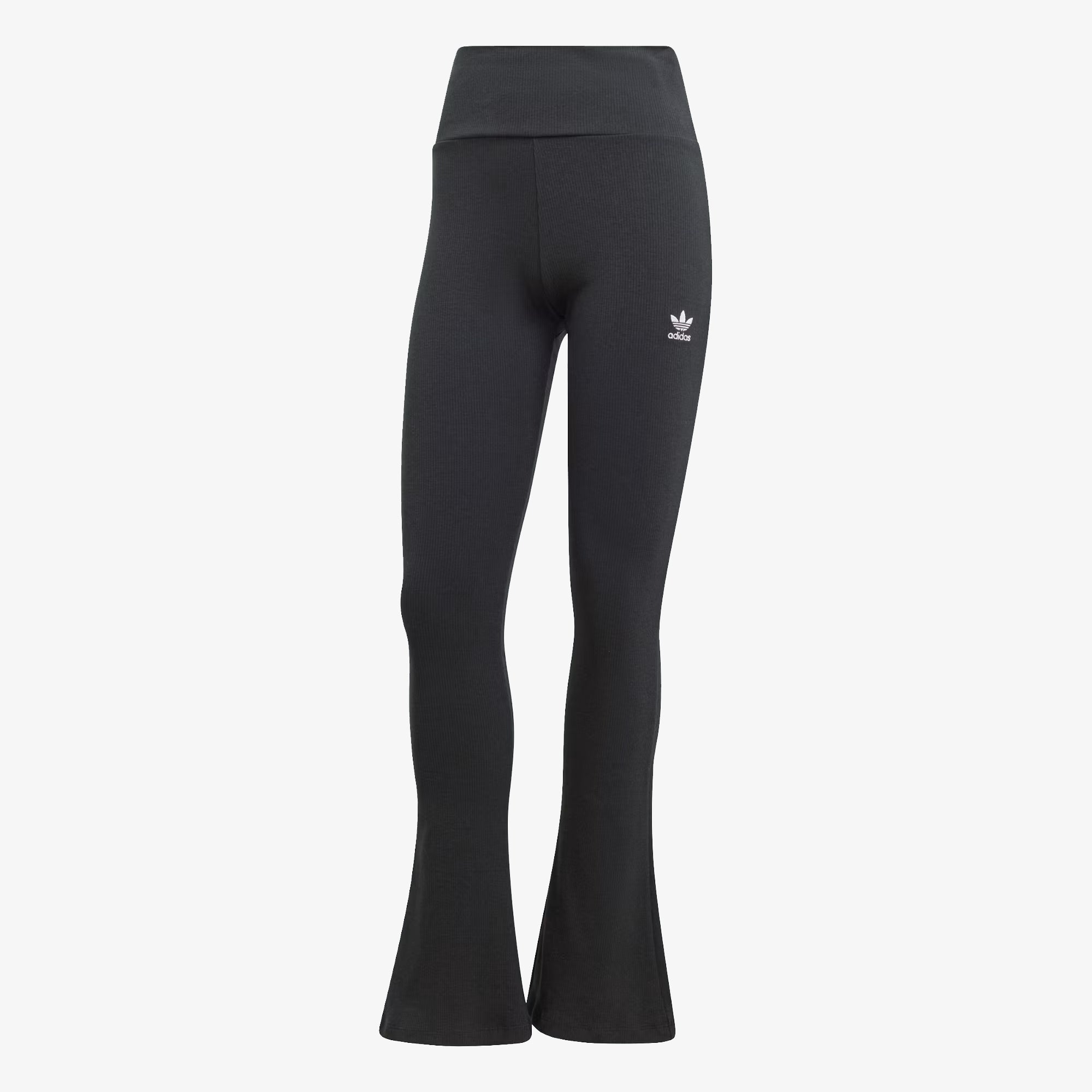 Adidas Originals | ESSENTIALS RIB FLARED PANTS { BLACK - view 3