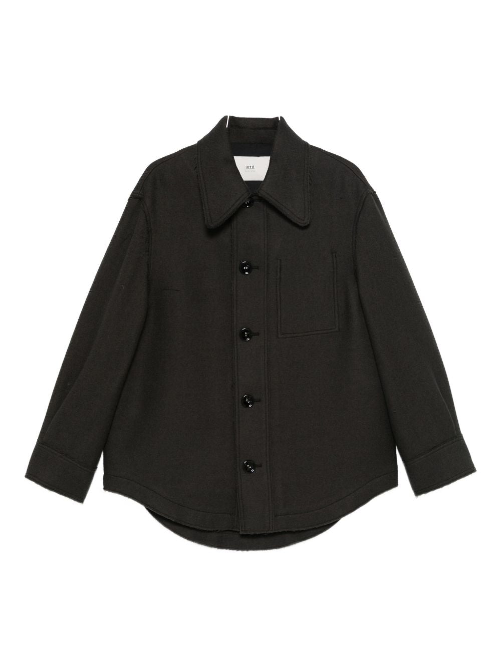 Ami Paris Wool shirt jacket – Virgin Wool 100%
