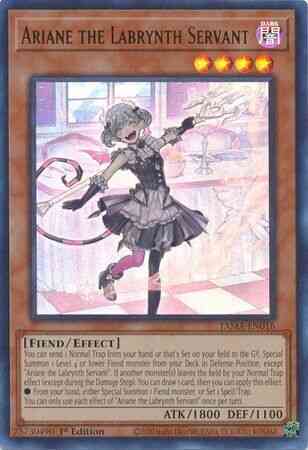 Yu-Gi-Oh! Ariane the Labrynth Servant - TAMA-EN016 - Ultra Rare - 1st Edition