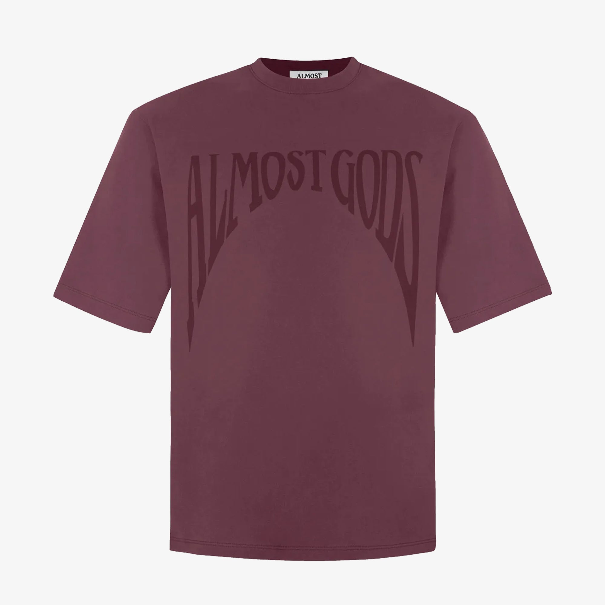 Almost Gods | Gothic Relaxed Tee { Plum - view 2