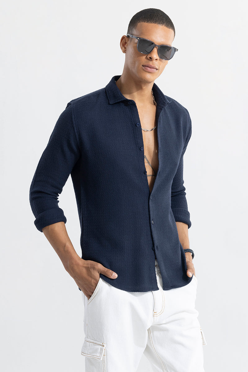 SNITCH RelaxKnit Navy Shirt