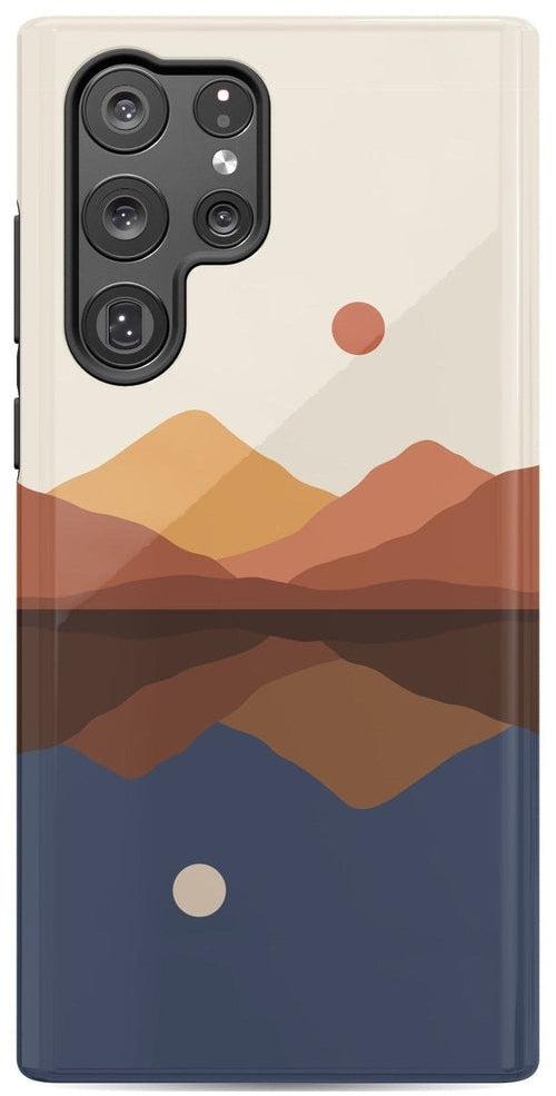 Casetry Opposites Attract | Day & Night Colorblock Mountains Samsung Case - view 4
