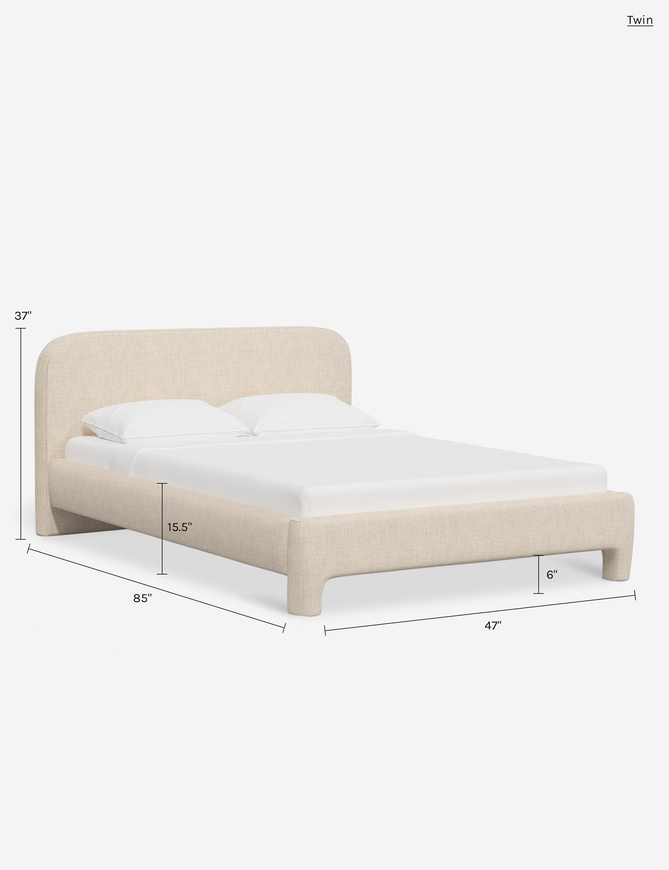 Lulu and Georgia Kaisley Platform Bed - view 196