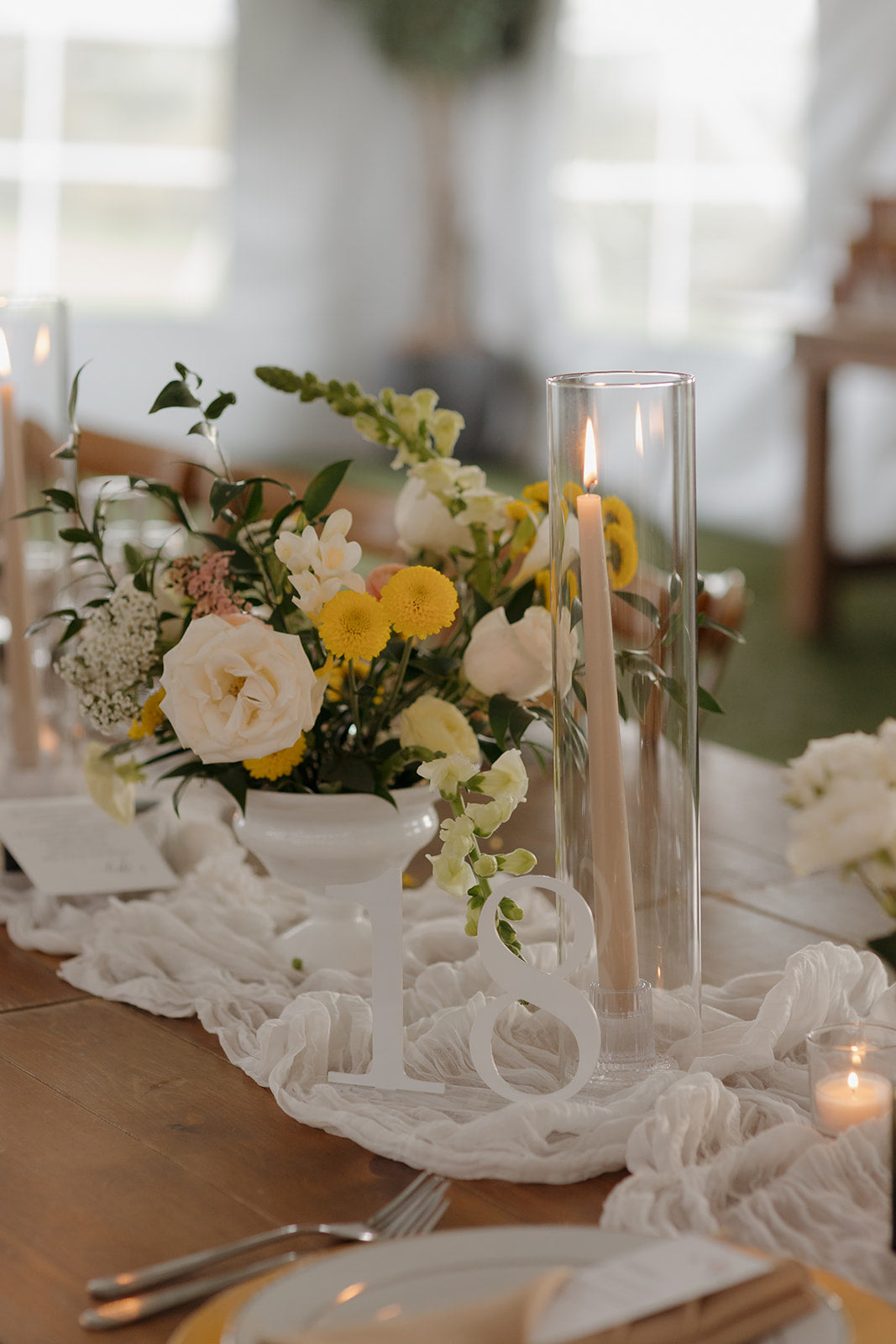 fiftyflowers.com Brighten The Night White and Yellow California Wedding - view 5