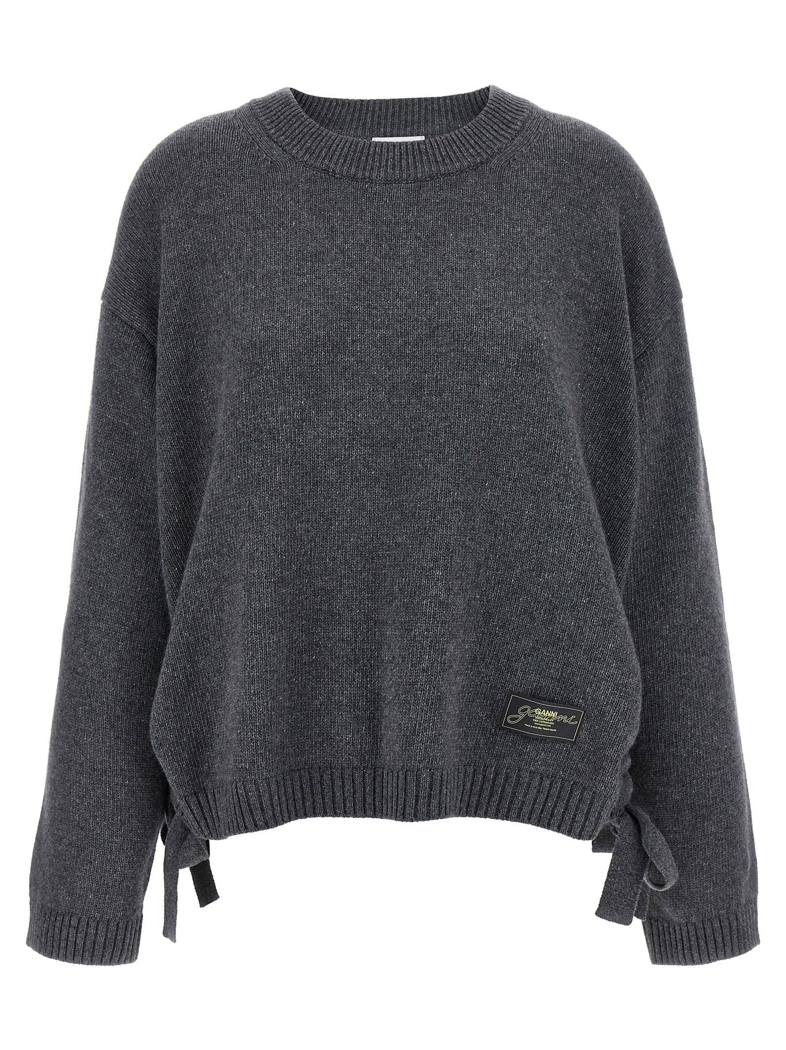 Ganni Side Laces Sweater – 60% wool 40% viscose