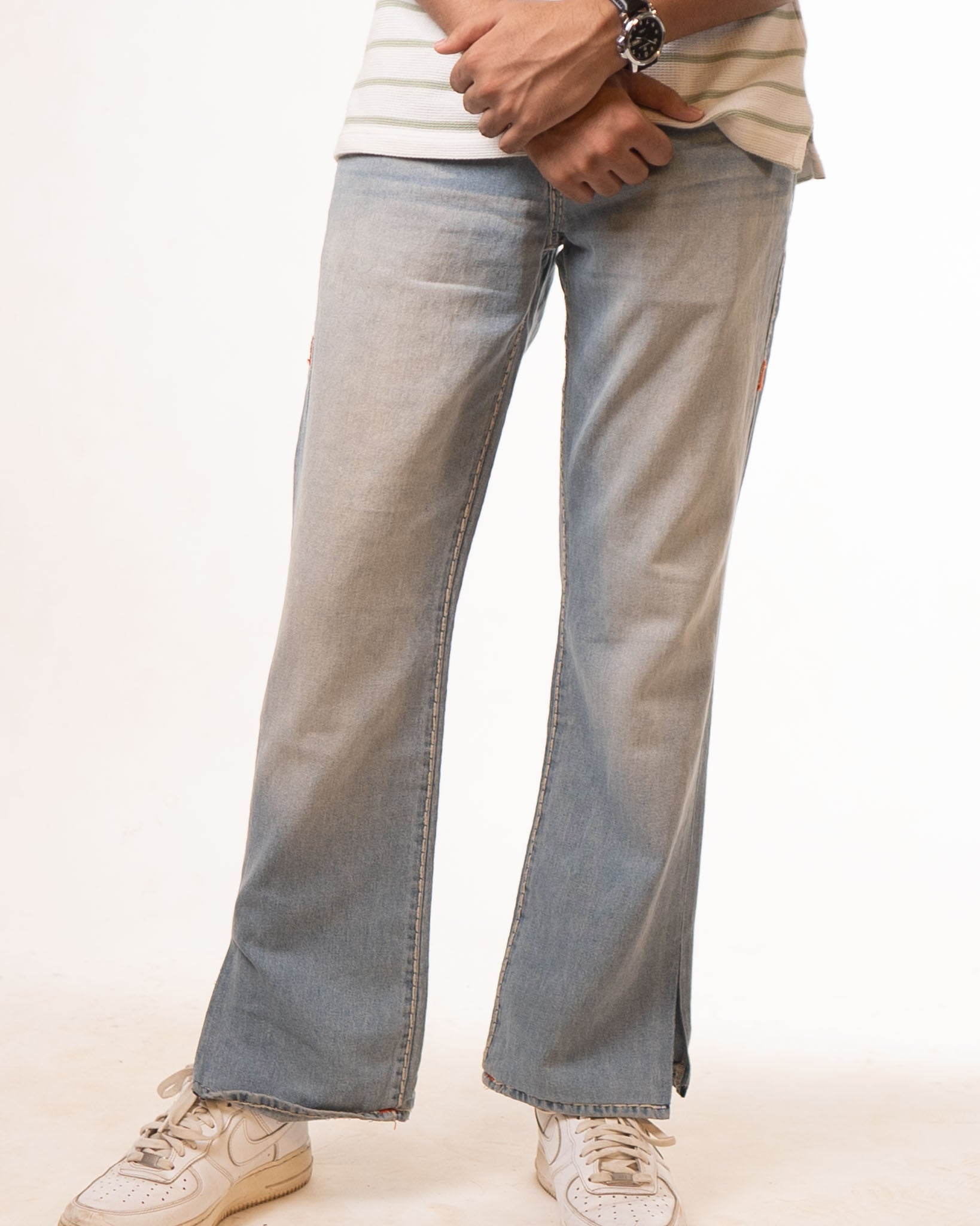 True Religion Low Rise Denim Section Billy Super T