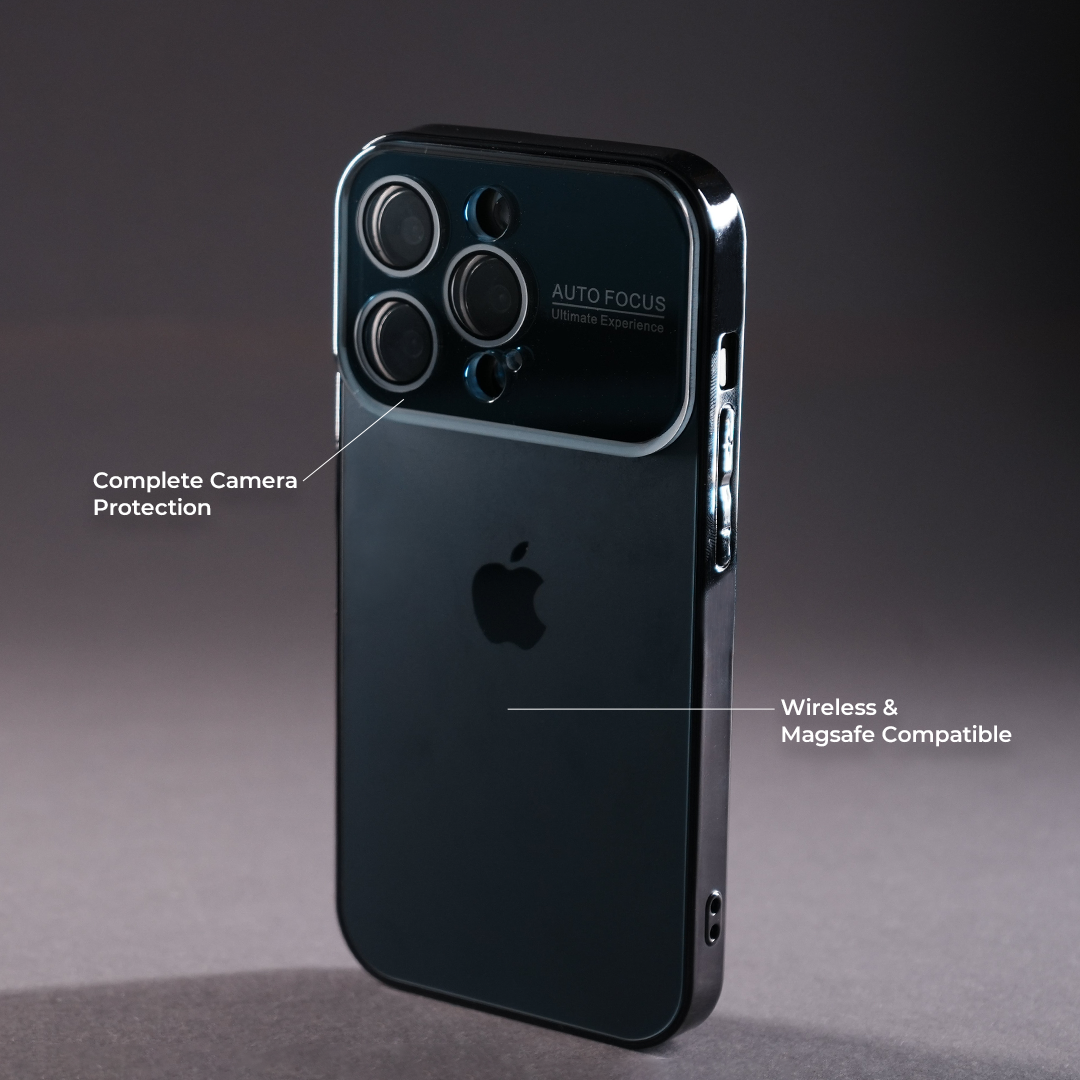 technoidtech iPhone 15 Autofocus Chrome Glass Case - view 2