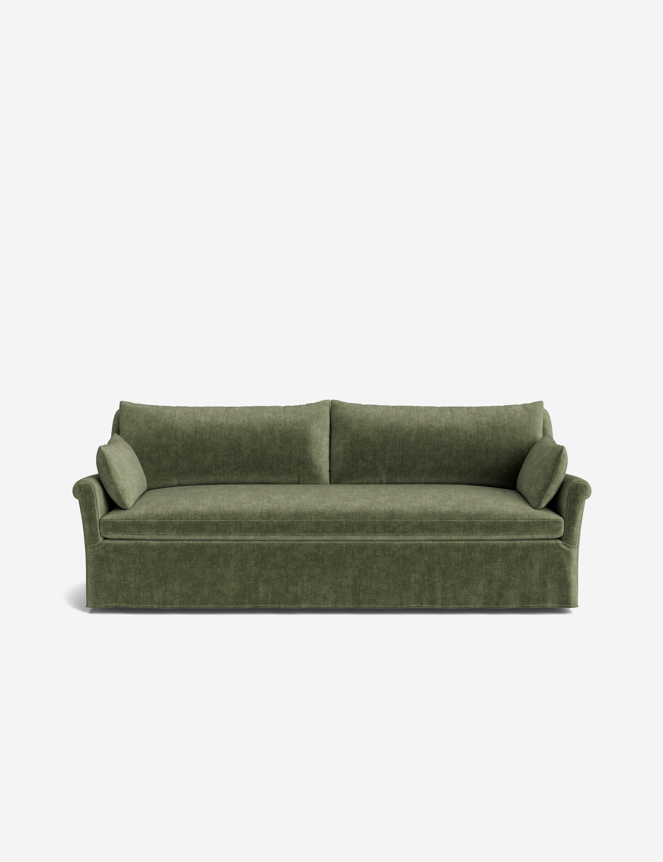 Lulu and Georgia Portola Rolled Arm Slipcover Sofa - view 11