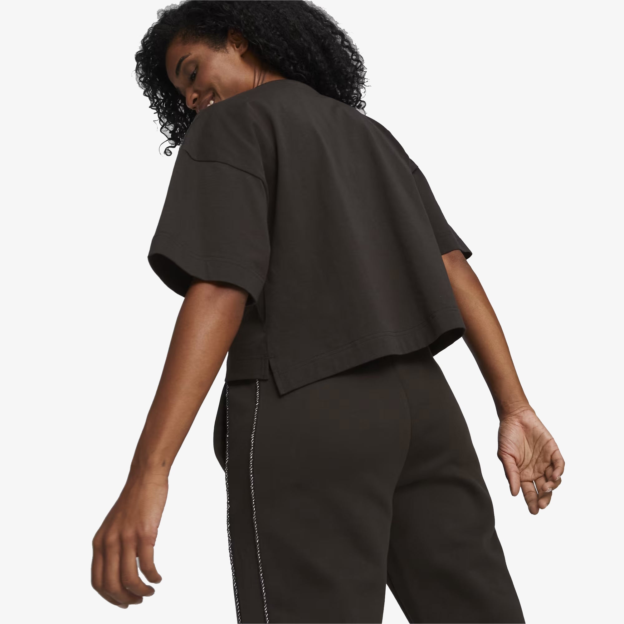 Puma | SWAROVSKI CRYSTALS TEE { BLACK - view 3