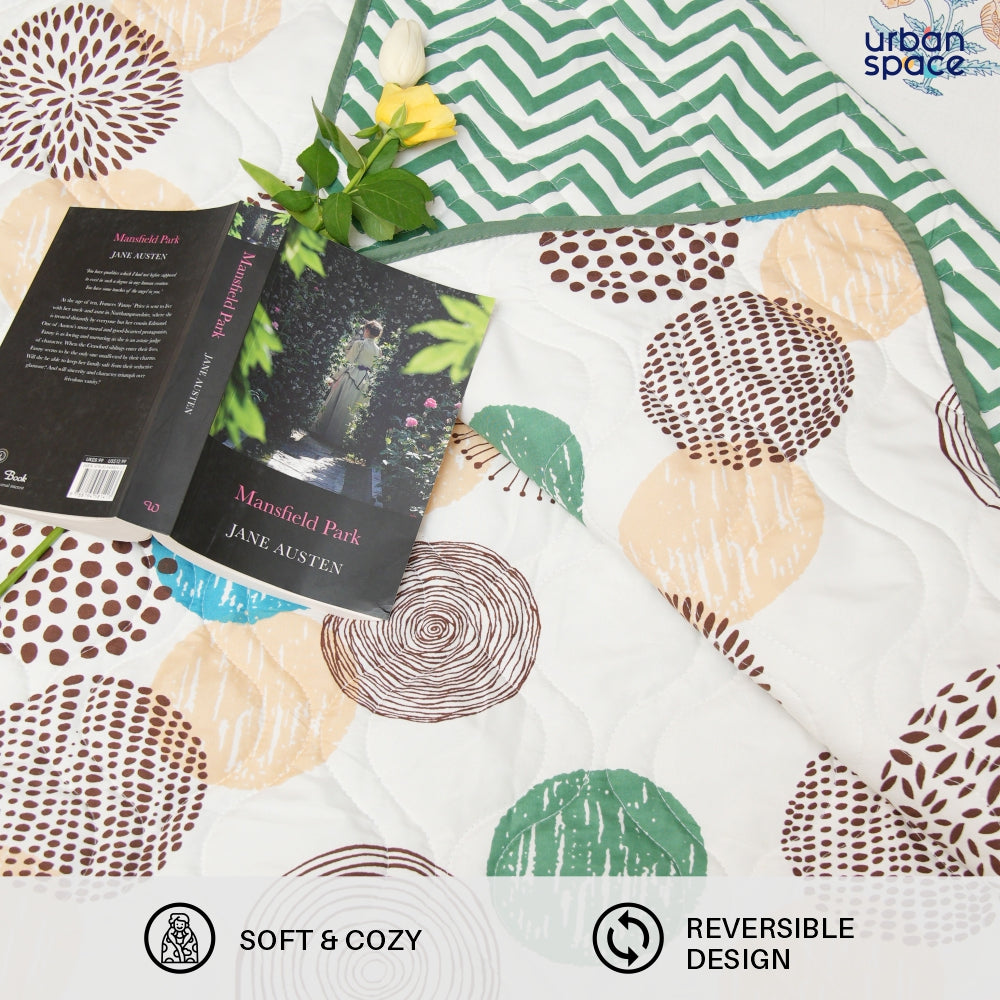 Urban Space -Home Furnishing Store Microfiber 120 GSM All Season AC Blanket / Dohar for bedroom - Turkey - Brown - view 3