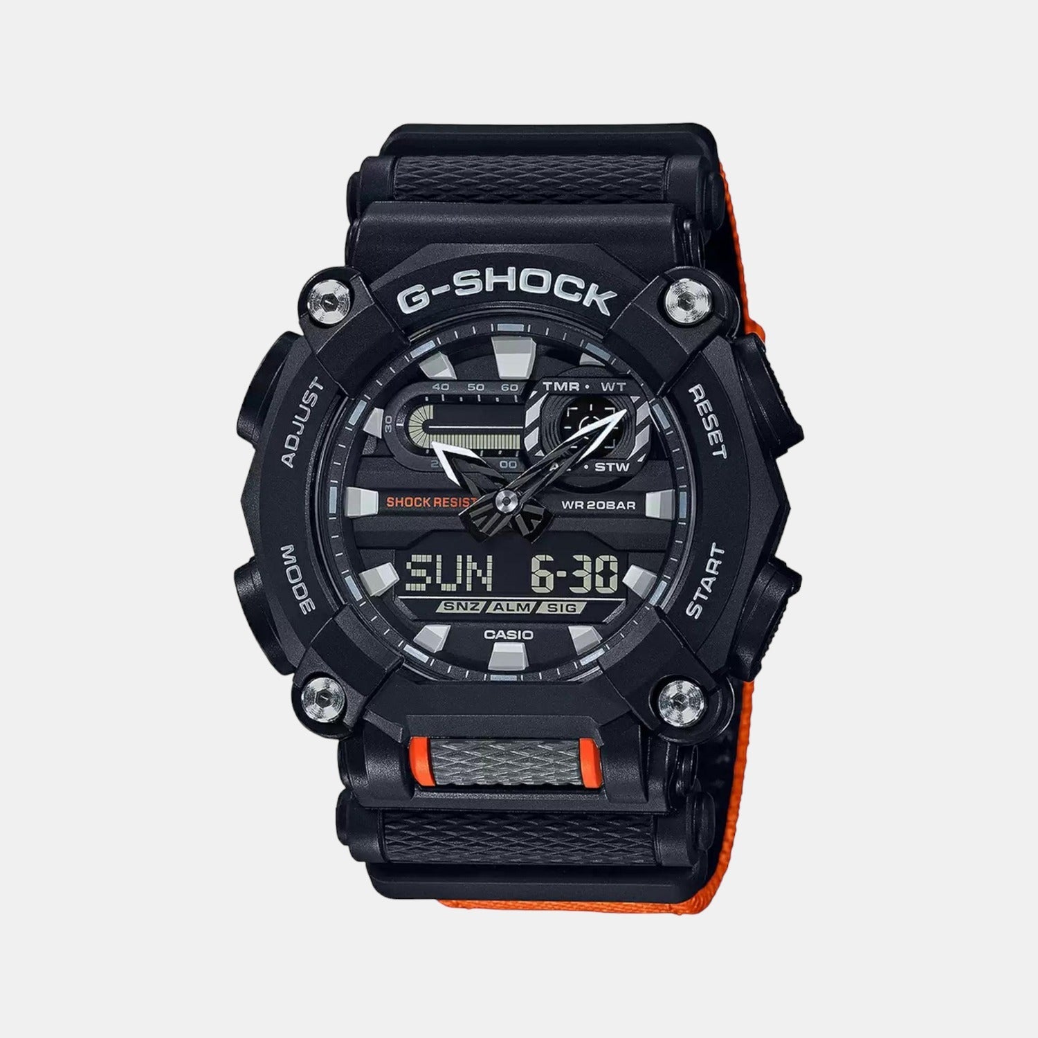 Casio G-Shock Men Quartz Black Dial Analog-Digital Resin Watch G1049
