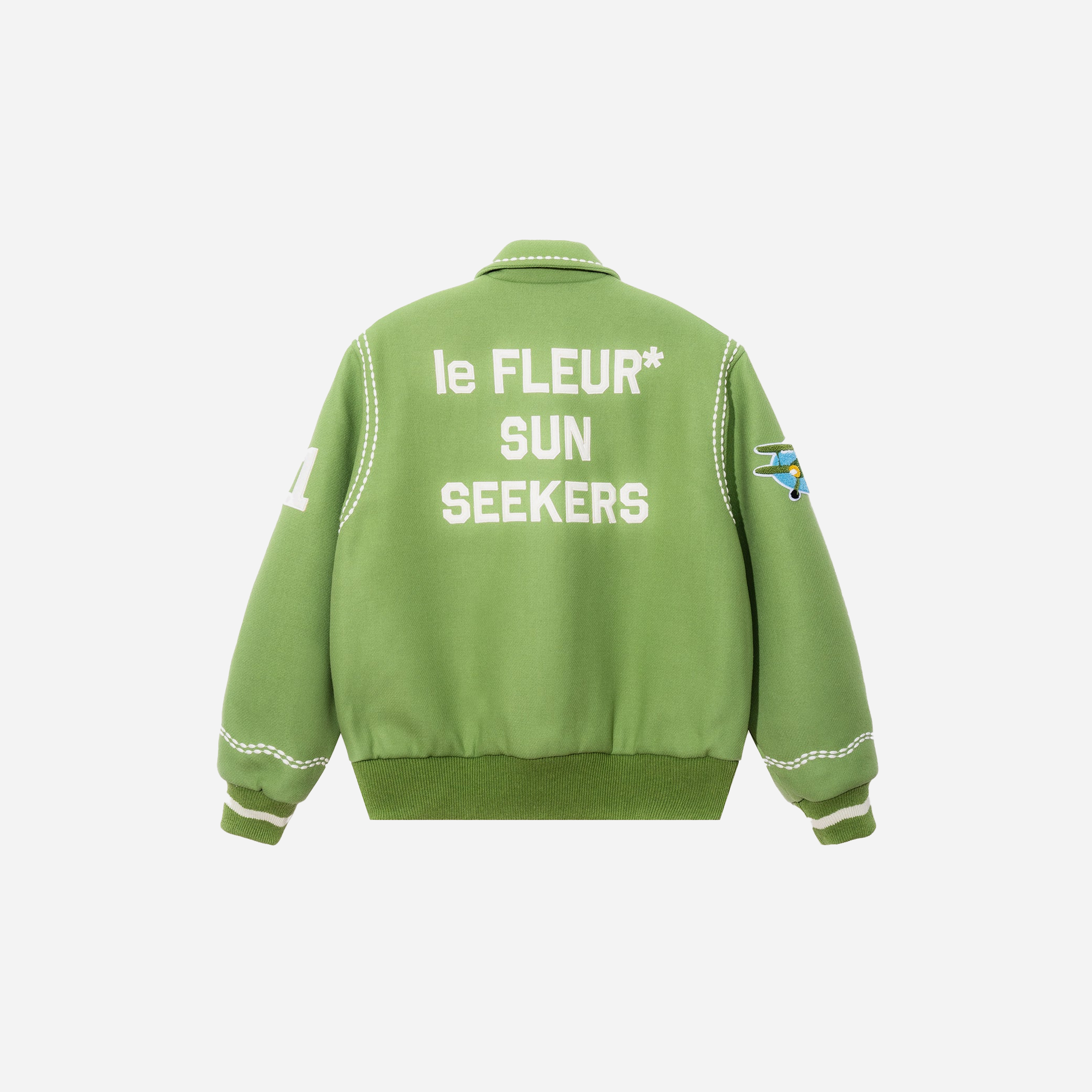 Golf Le Fleur Sunseeker Jacket – Green - view 2