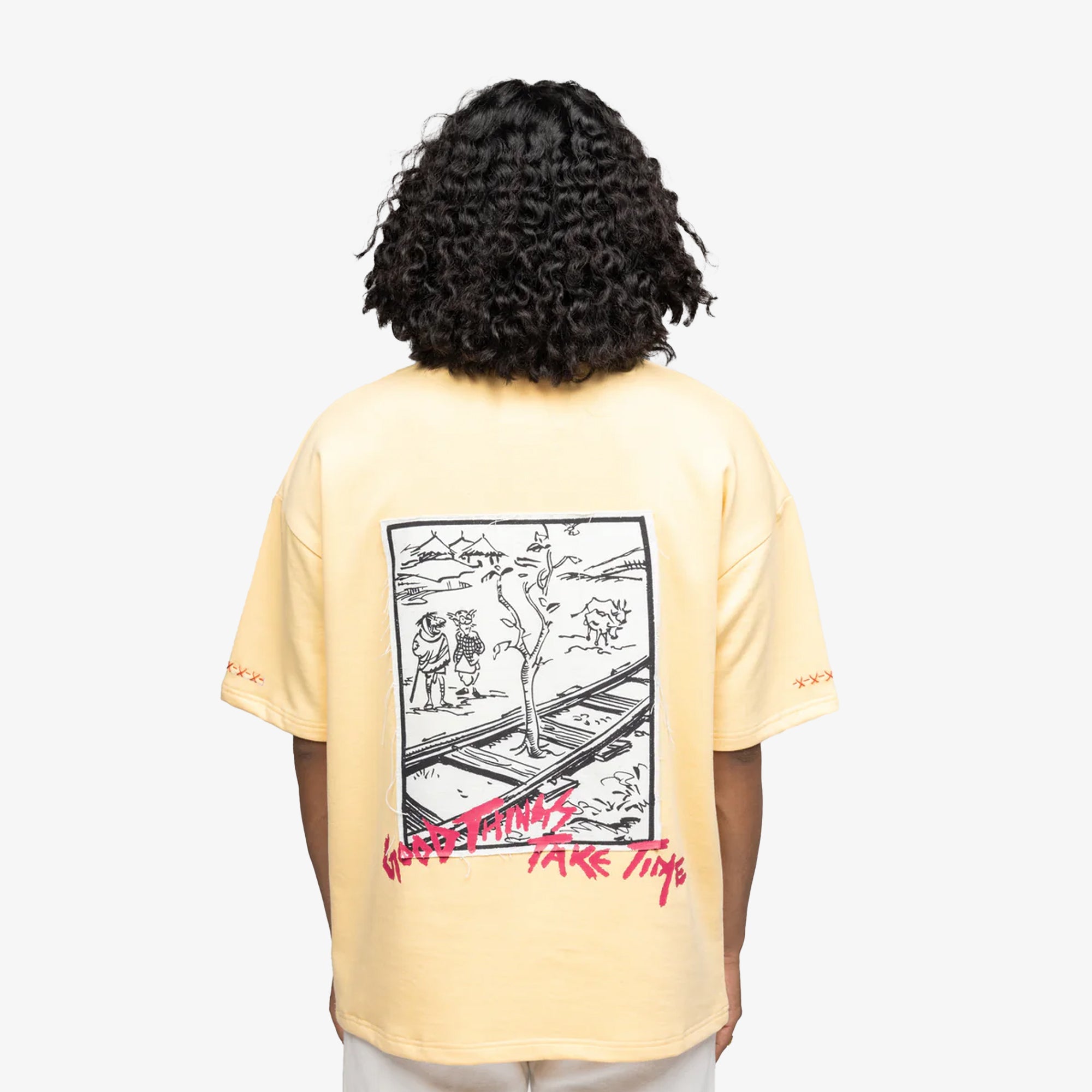 F A R A K | Call Of Fiction 2.0 T-shirt { Beige/beige - view 2