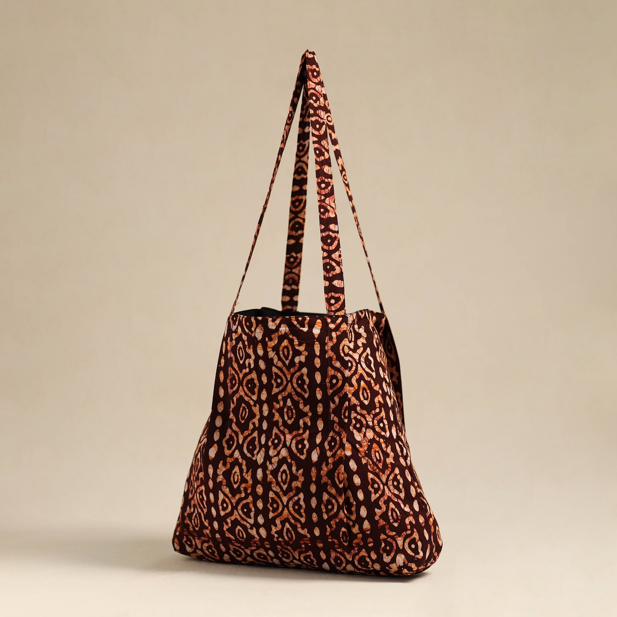 NOORI BAZAR Brown - Handcrafted Cotton Jhola Bag 14 - view 2