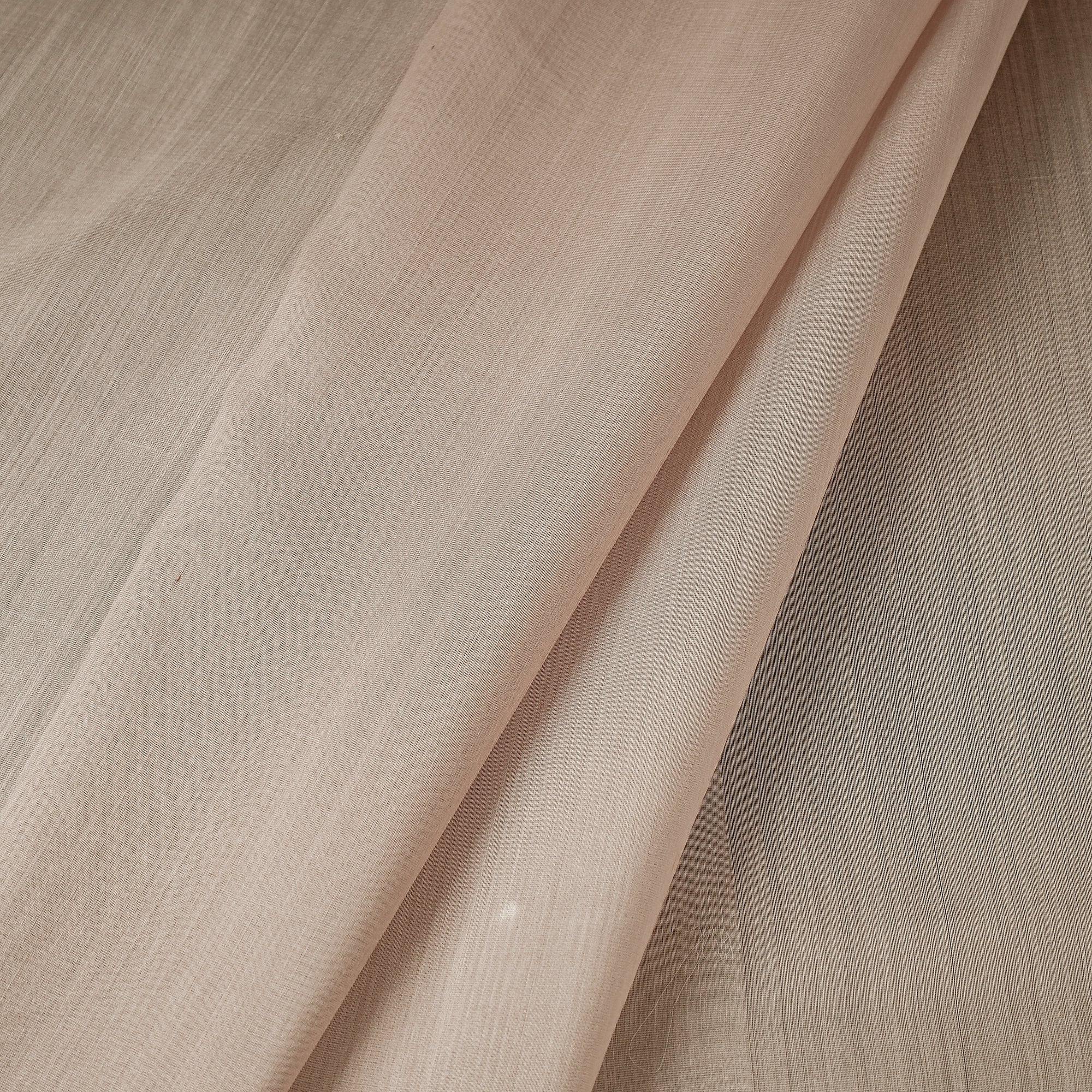 ITOKRI CRAFTS INITIATIVE Beige - Maheshwari Silk Cotton Handloom Fabric - view 2
