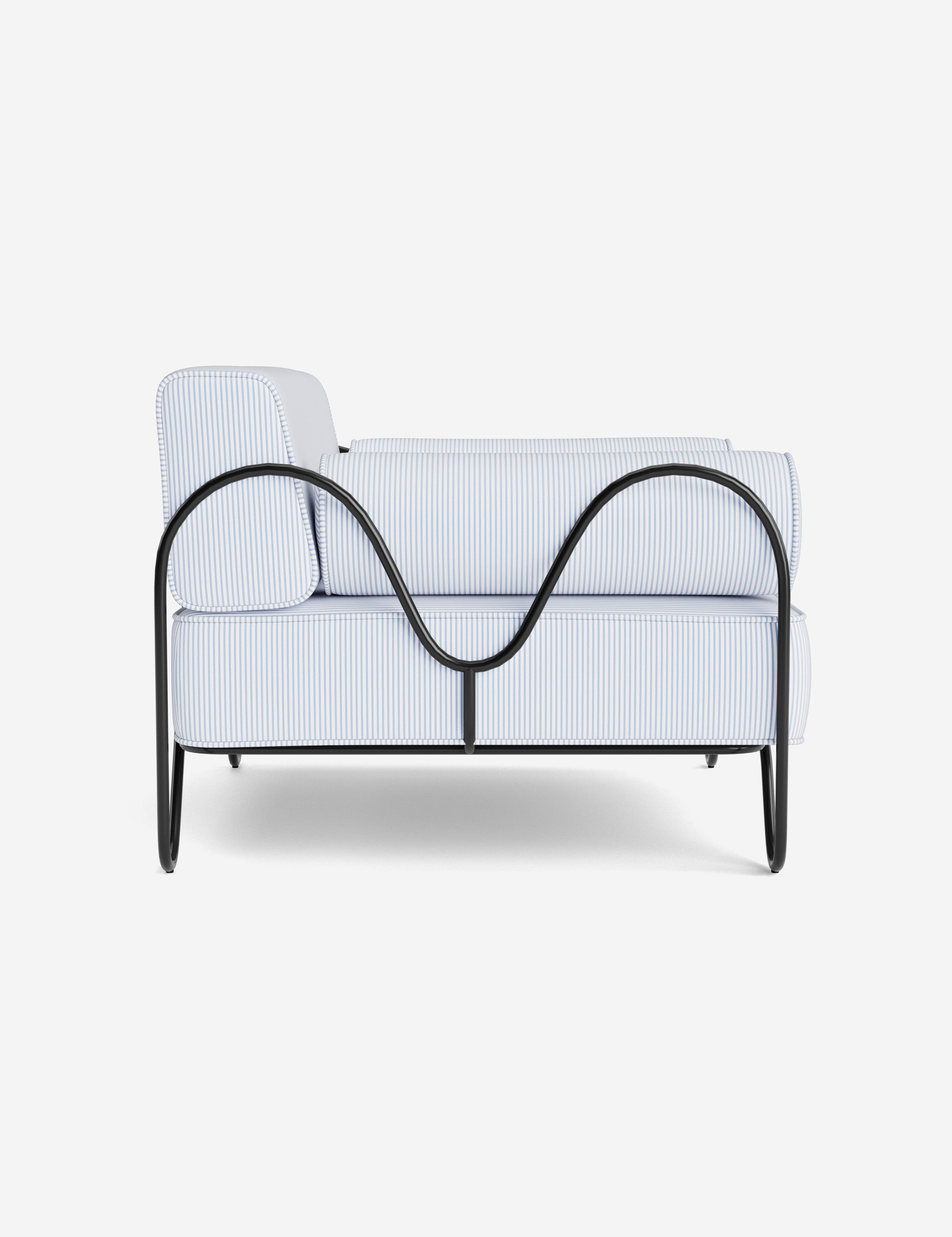 Lulu and Georgia Peggy Outdoor Accent Chair Cushion by Sarah Sherman Samuel - view 27