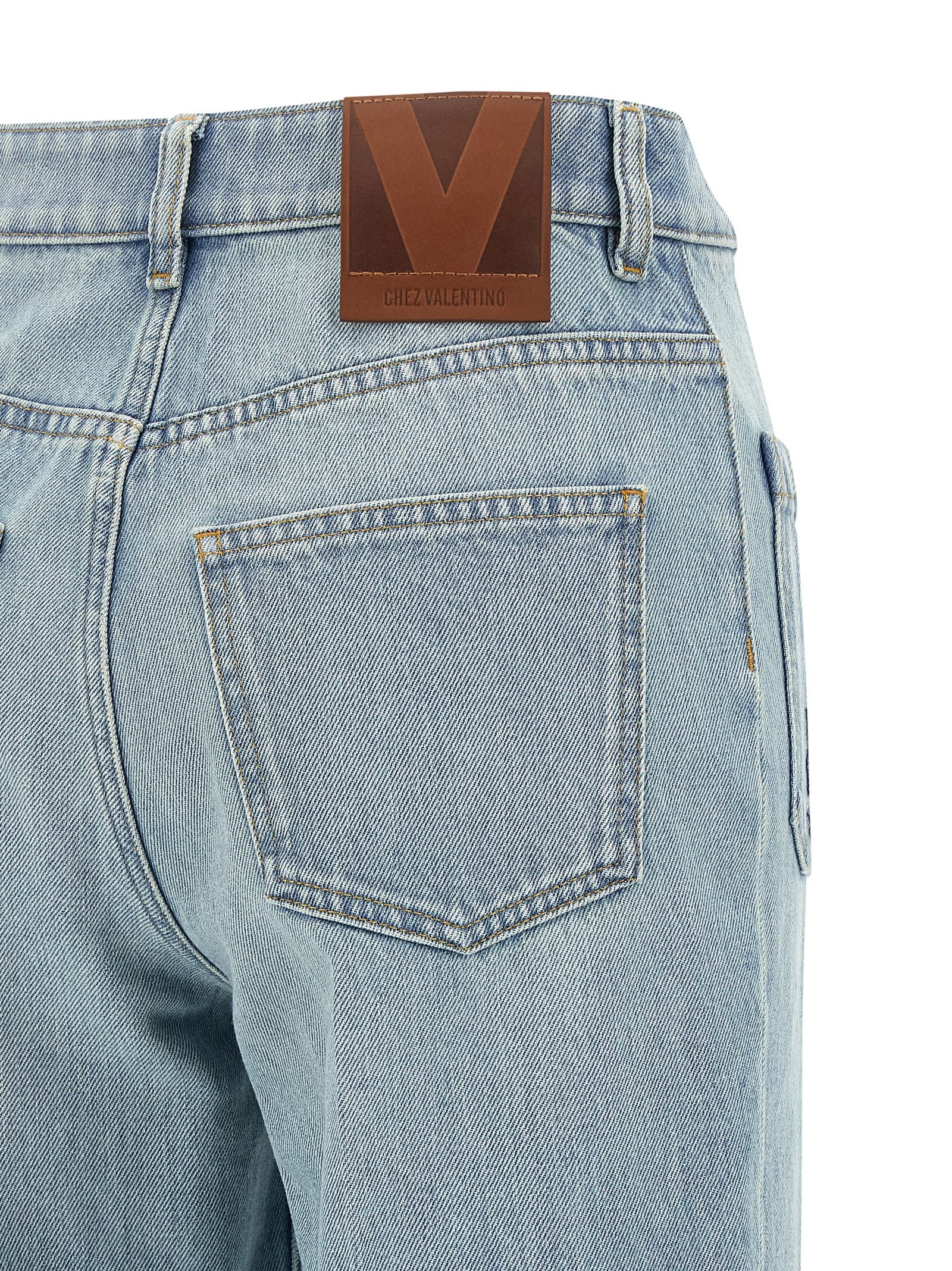 Valentino Garavani High Waist Jeans – 100% cotton - view 4