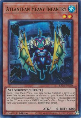 Yu-Gi-Oh! Atlantean Heavy Infantry - RA04-EN010 - Ultra Rare - 1st Edition