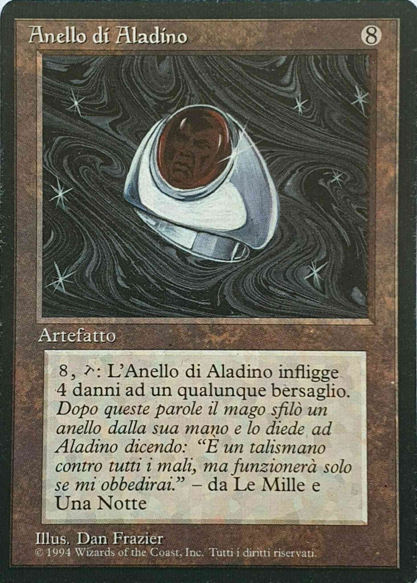 Italian 232 foreign – Magic Aladdin's Ring - Italian [232] [Foreign Black Border: Italian] [Non-Foil]