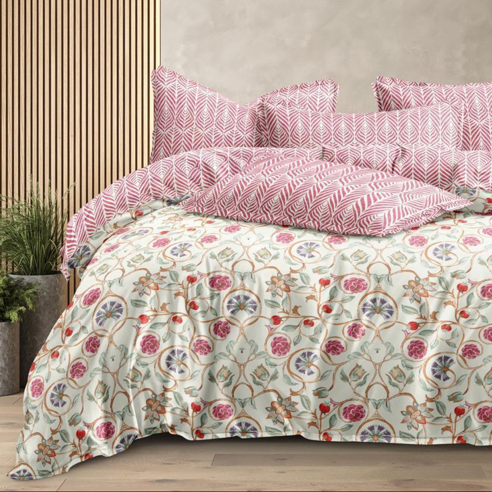 Swayam India Grand Opal Double Bedsheet with 2 Pillow Covers - 23513