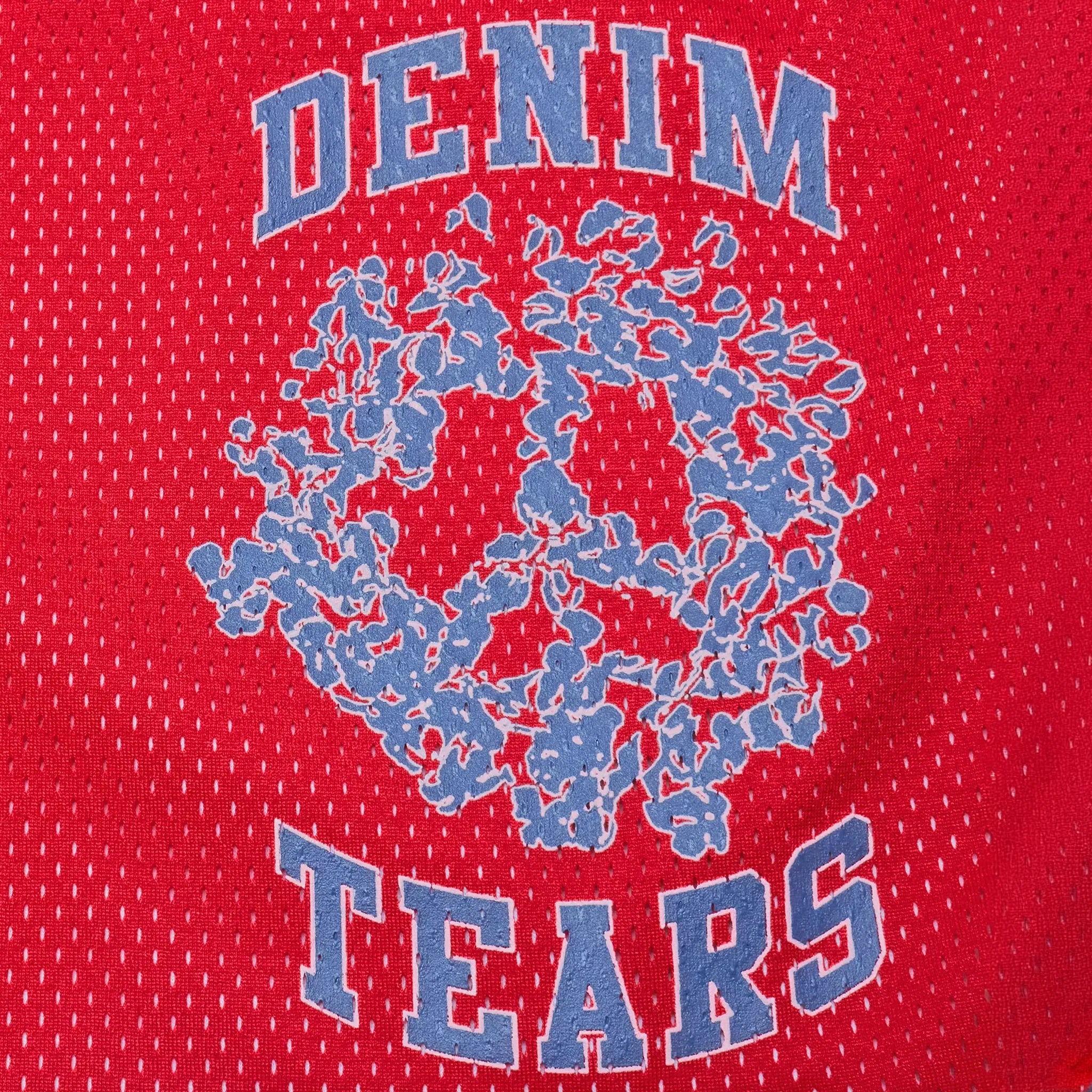 Denim Tears University Red Mesh Shorts - view 4