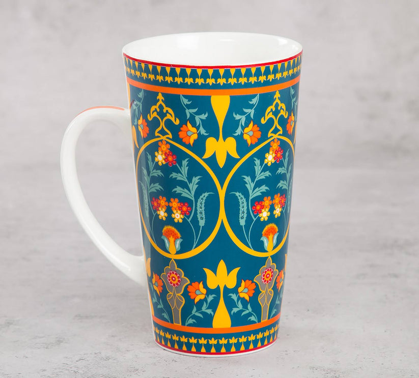 India Circus Swirling Safari Tall Milk/Coffee Mugs | 600 ml | Set of 2 Pcs - view 5
