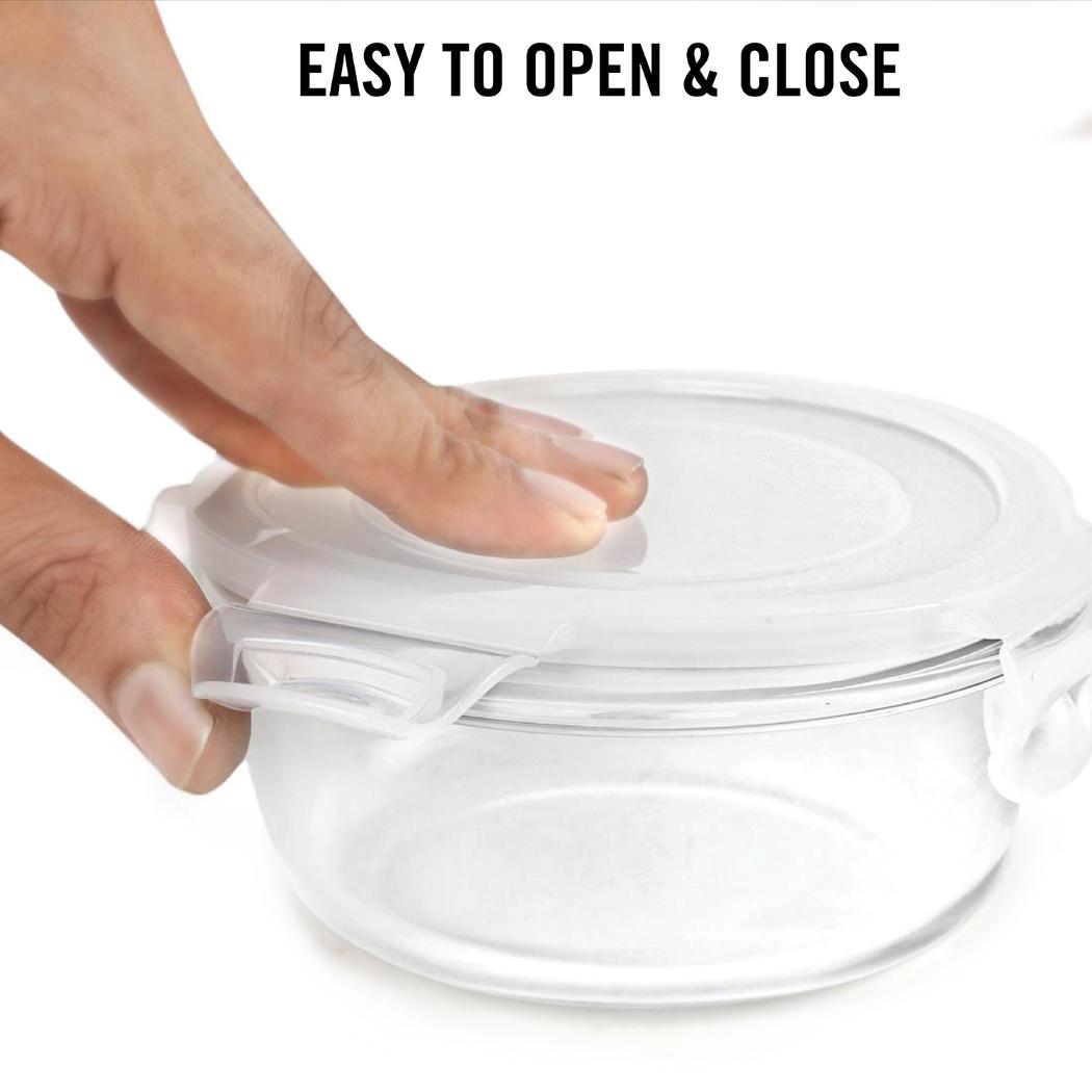 Cello Royale Borosilicate Glass Lunch Box with Jacket, Set of 4 - view 4