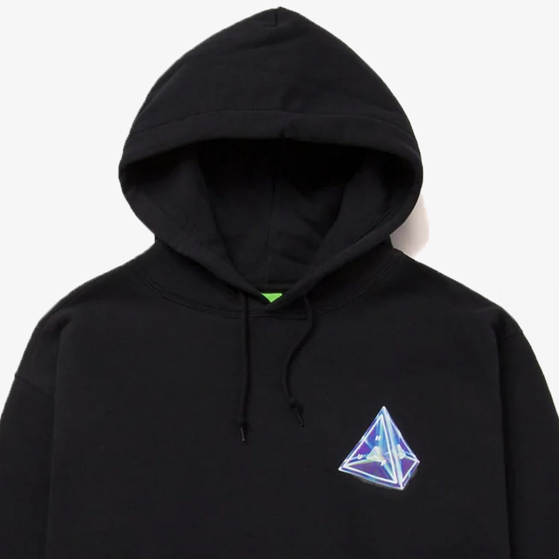 Huf | Tesseract Tt Hoodie { Black - view 2