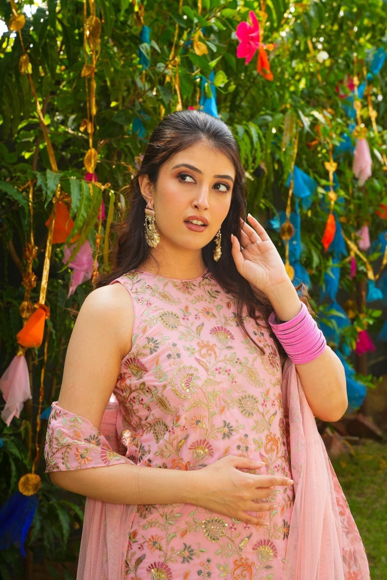Idaho-o Remi embroidered short kurta set - view 4