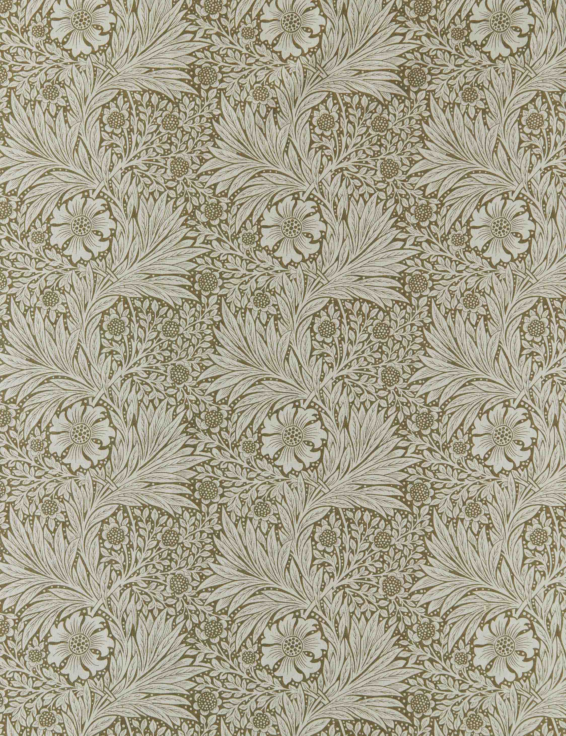 Lulu and Georgia Marigold Linen Blend Fabric by Morris & Co. - view 11