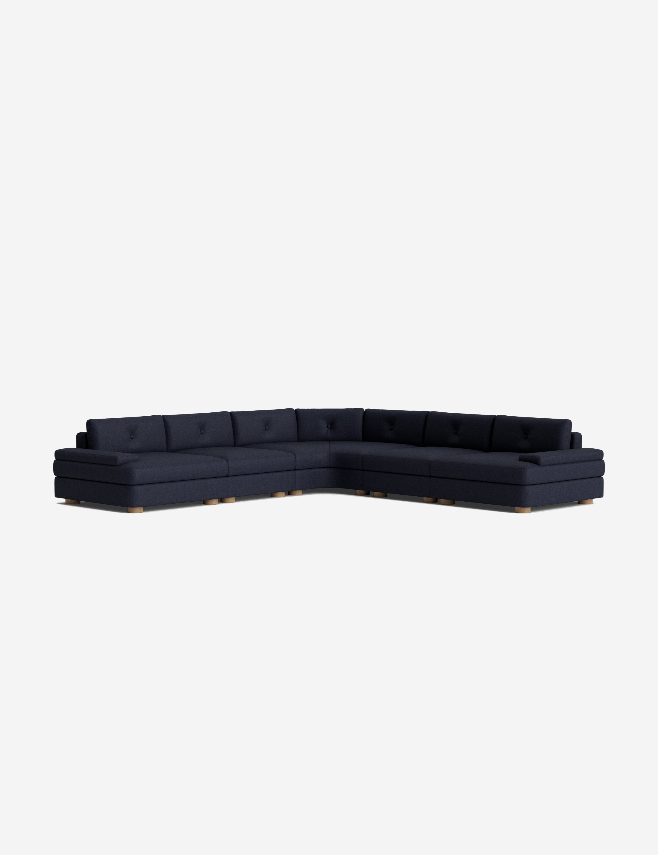 Lulu and Georgia Hill Modular Corner Sectional Sofa - view 4